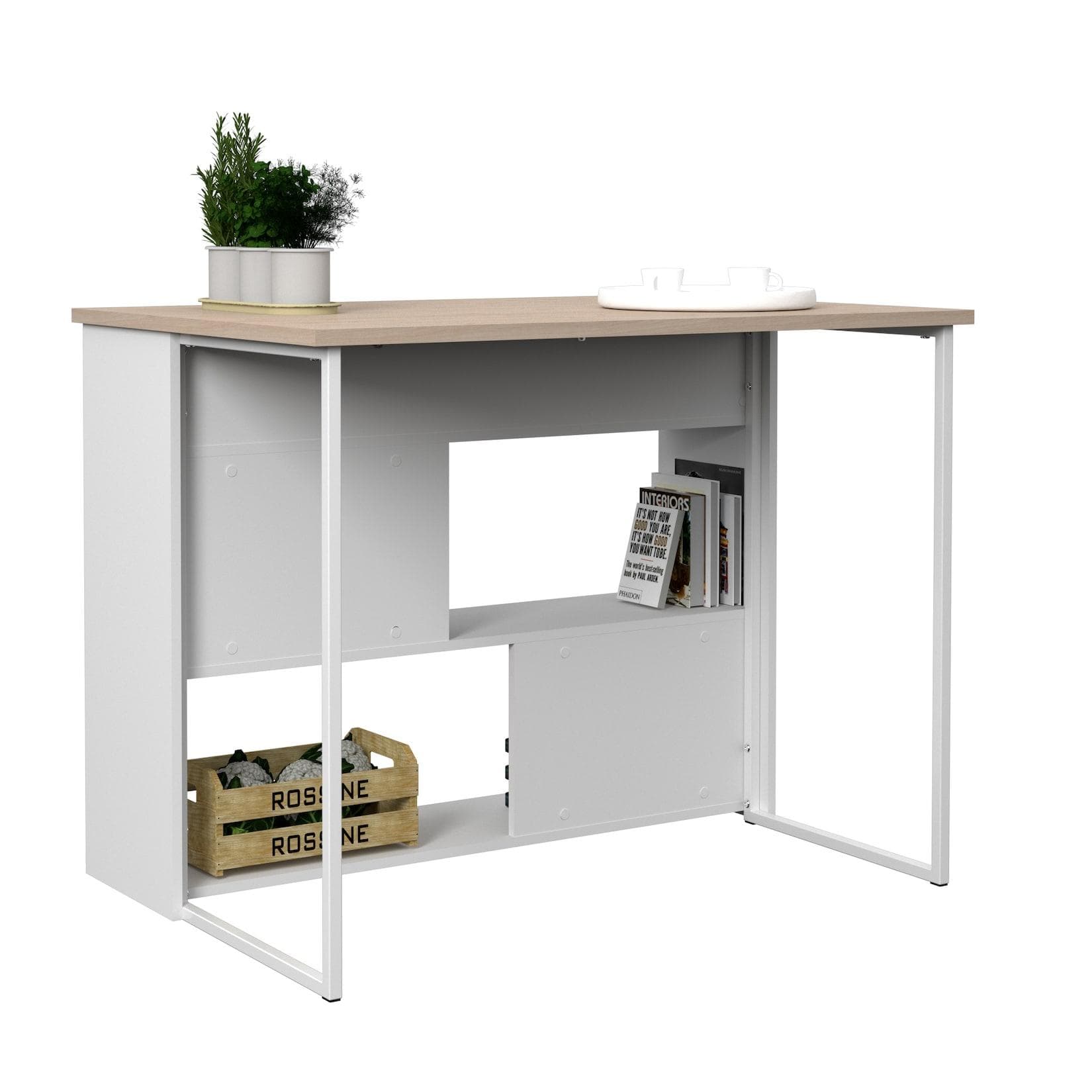 Küchenregal PARISOT "Parisot Socool 12" 116 cm Braun Spanplatte