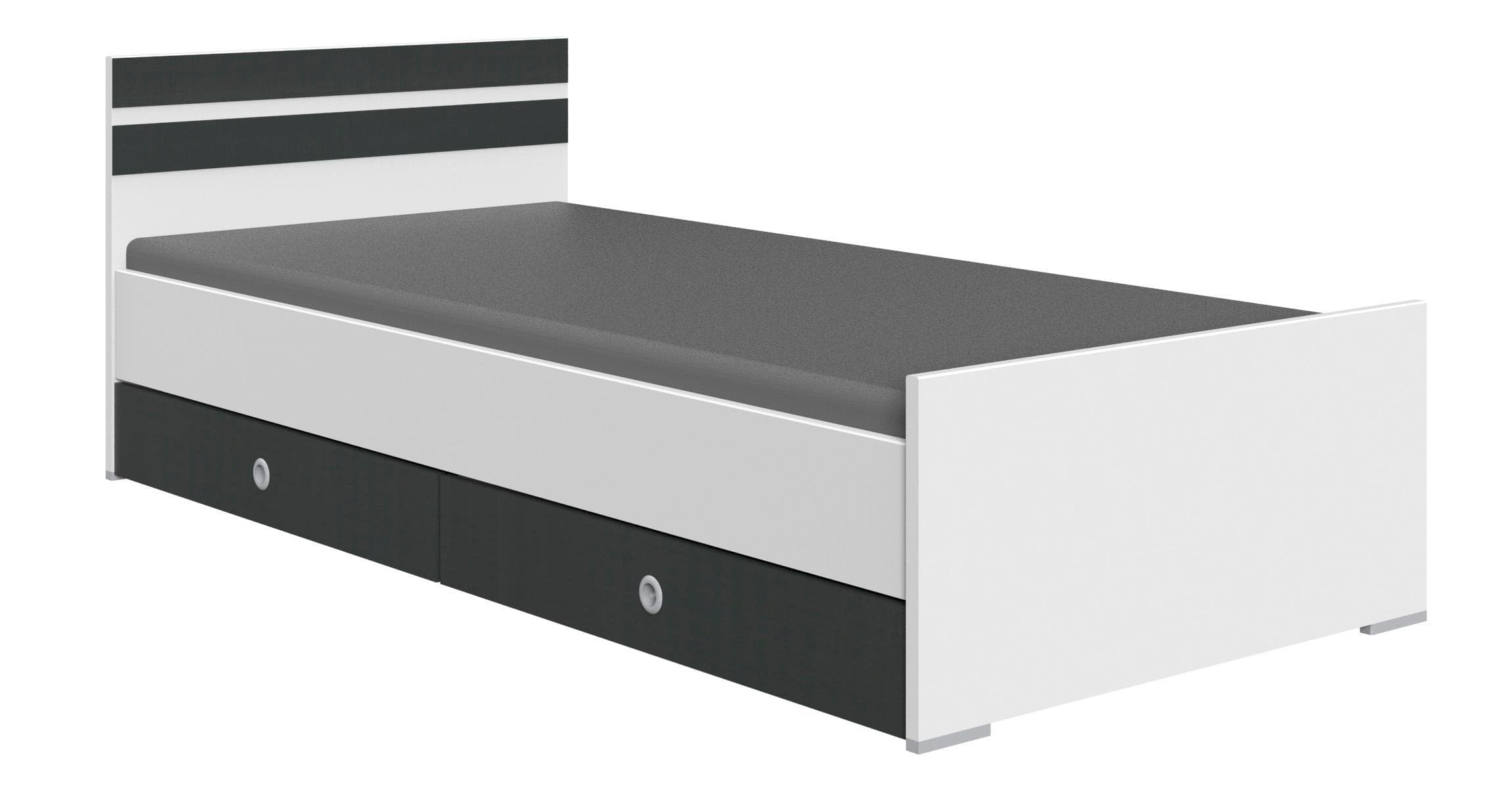 Bettschubkasten aus Graphit für zusätzlichen Stauraum