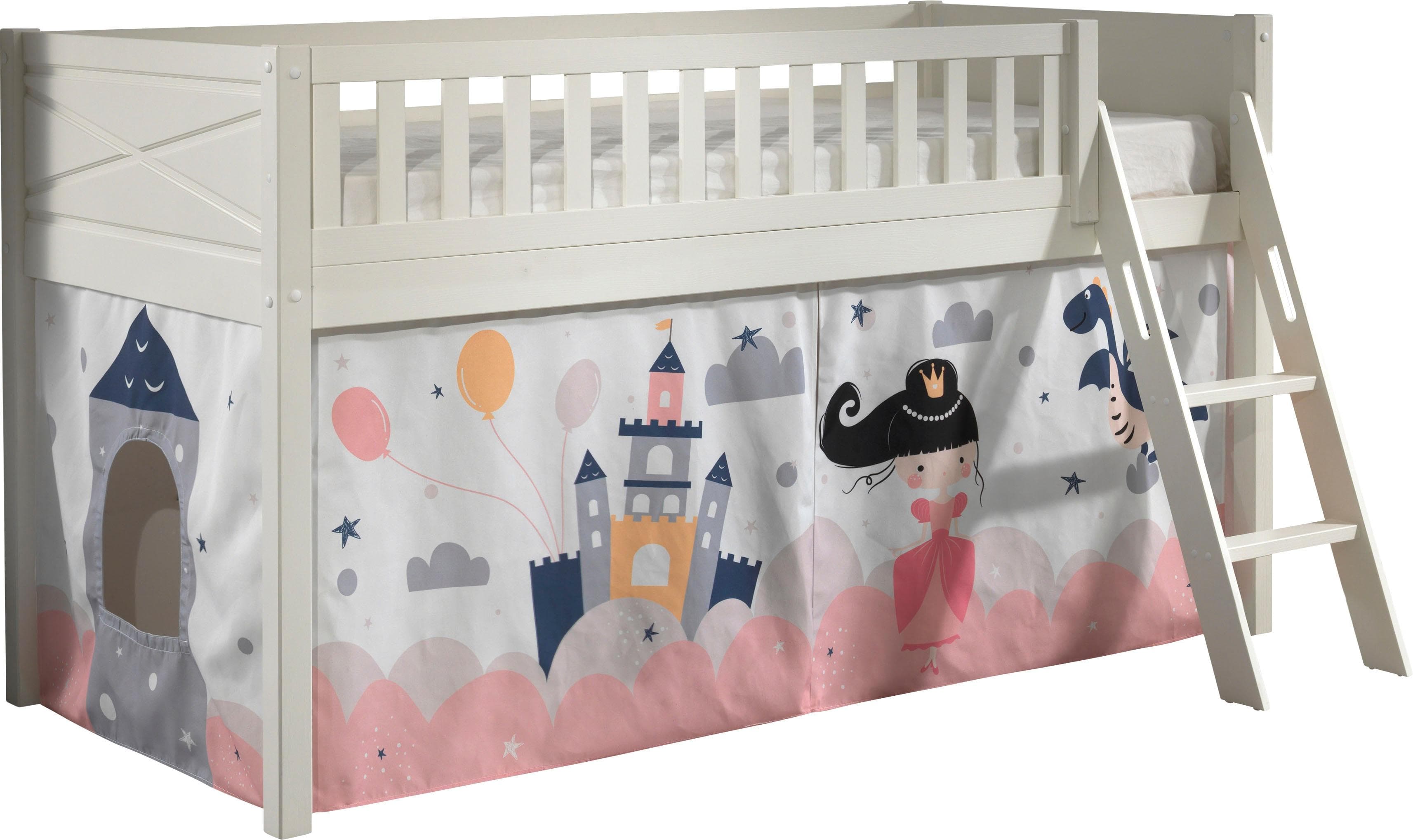 Vipack Natur24 Kinderbett SCOTTY Weiß inkl. Lattenrost S0CB90N3