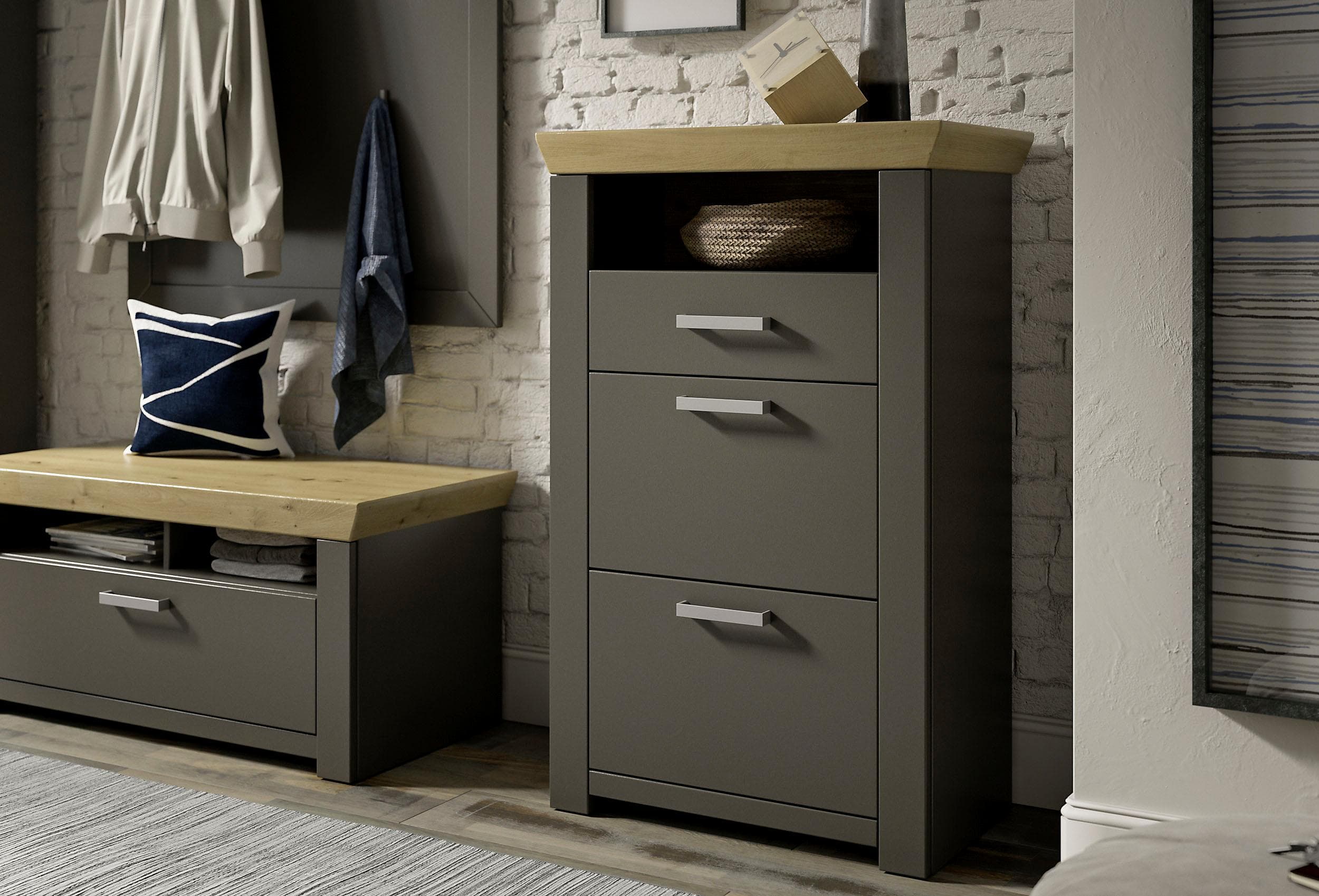 Praktische Schuhkommode für Ordnung & Stauraum