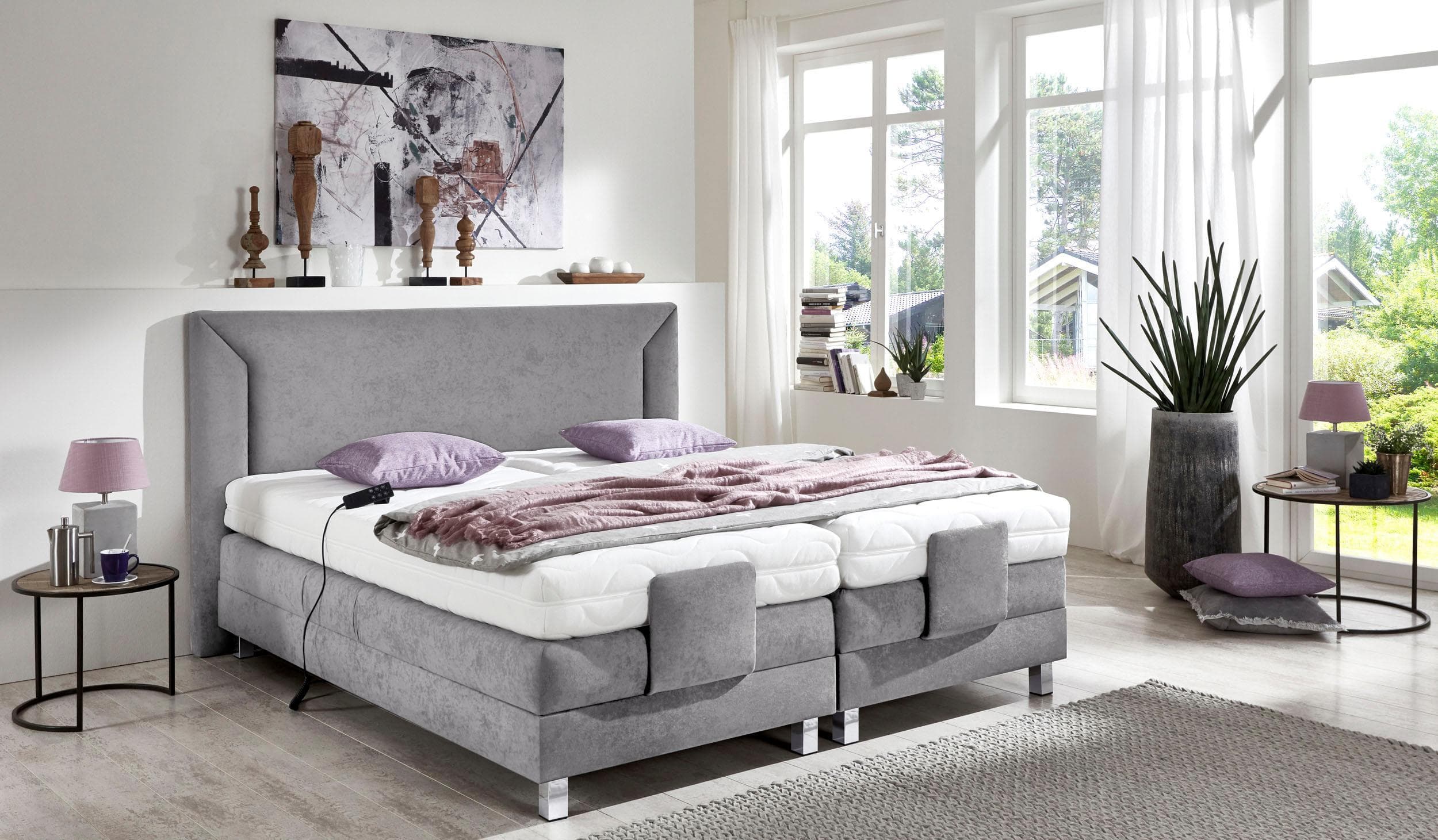 Motorisiertes Boxspringbett