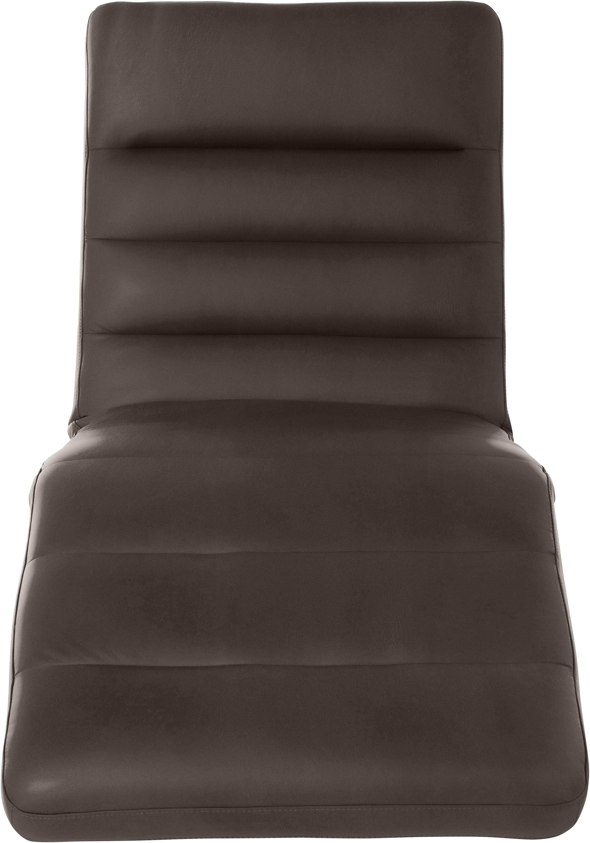 Motorisierte Relaxliege mit Chrome-Gestell für entspannte Stunden