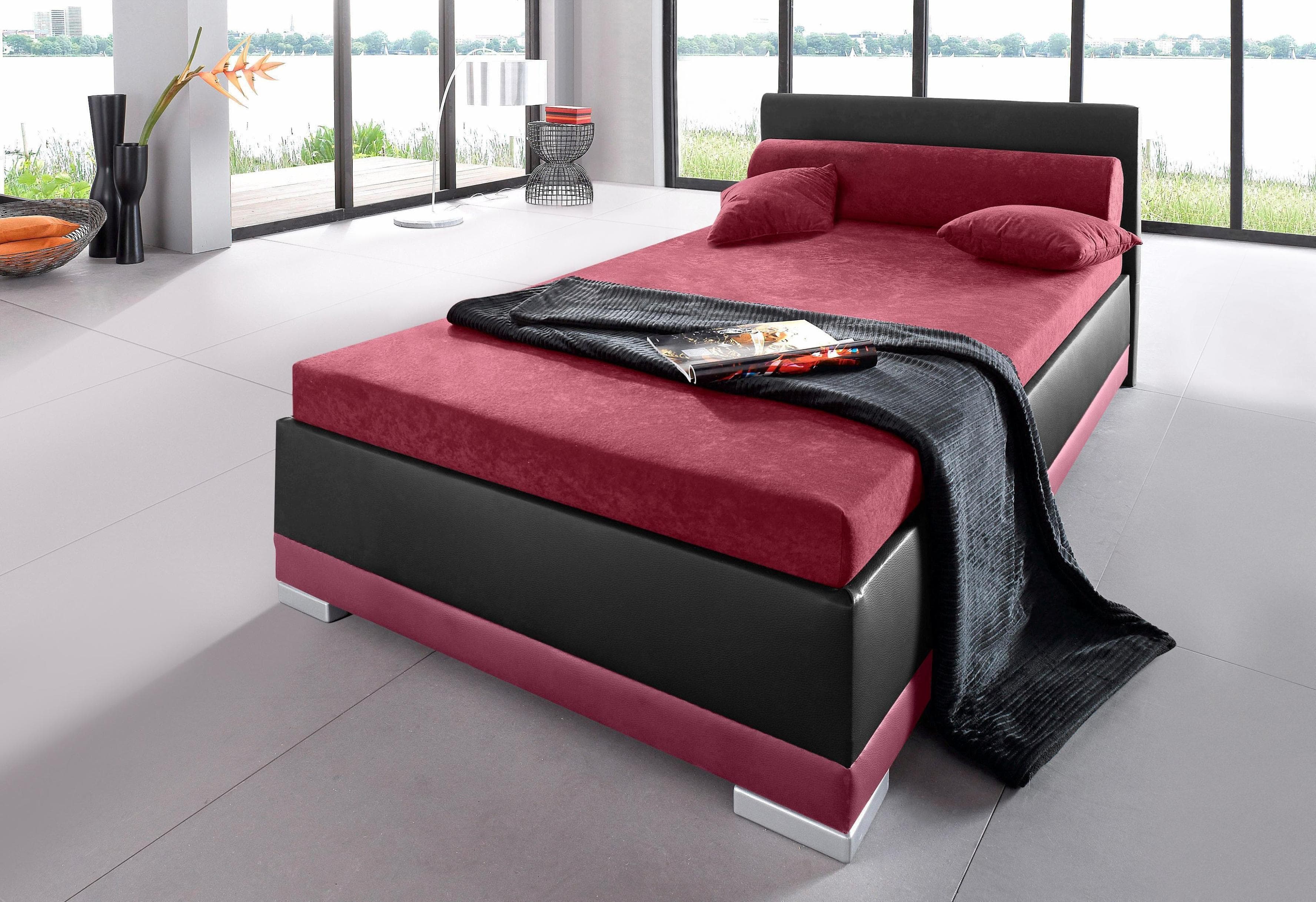Maintal Polsterliege Rot, Schwarz, Grau 202003676