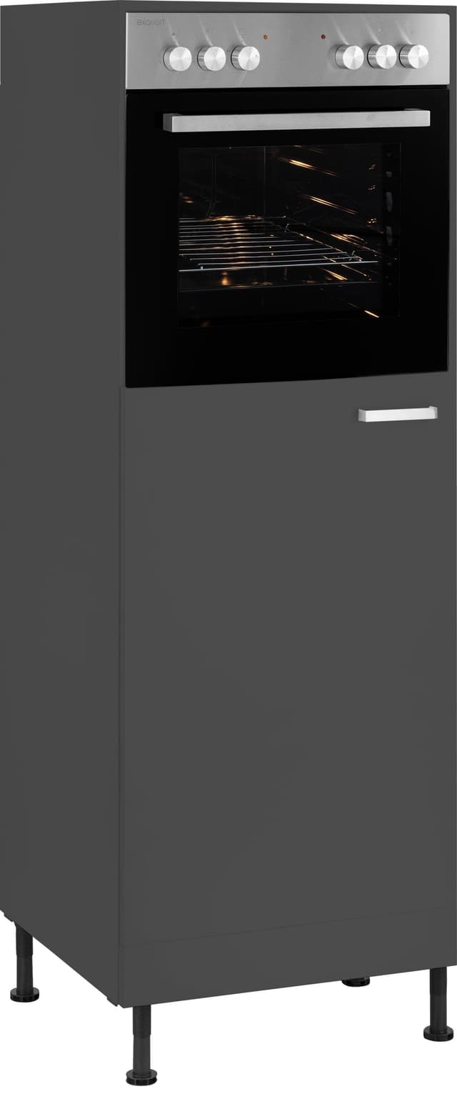 OPTIFIT Backofenumbauschrank Parma - Zeitloses Design mit Metallgriffen