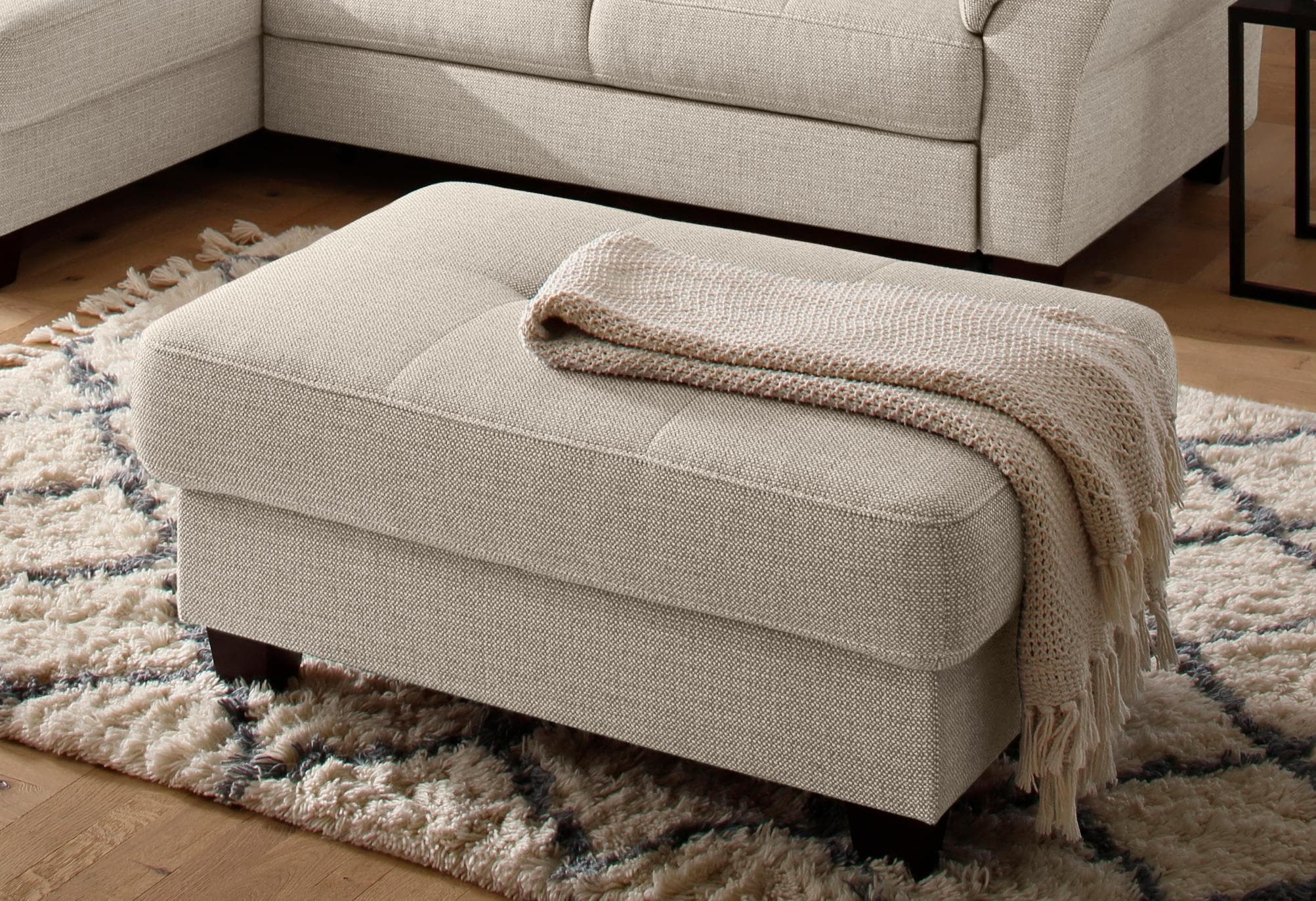 Modernes Holzdesign-Set Hocker