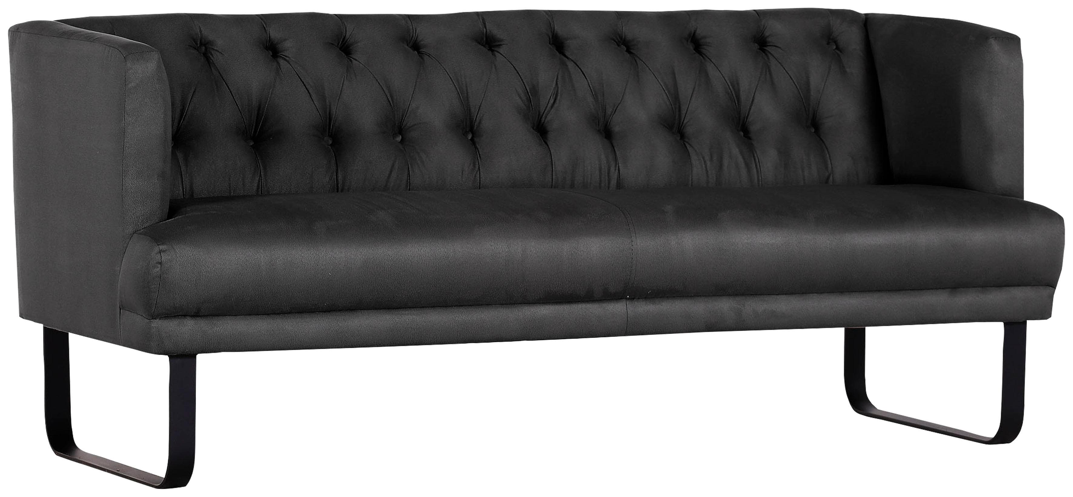 Gutmann Factory Küchensofa Betto: Chesterfield-Steppung, Wildleder-Optik