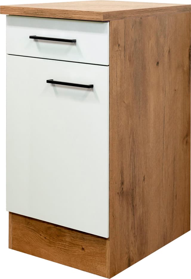 Unterschrank mit Metallgriffen - Vielseitig einsetzbar