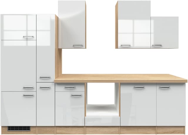 Küchenzeile ohne Elektrogeräte - 310 cm Breite