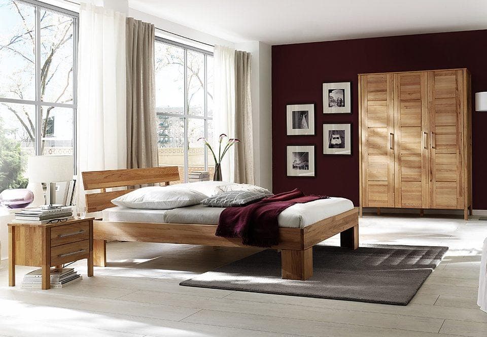 Schlafzimmer-Set HOME AFFAIRE Modesty II braun 140x200 cm