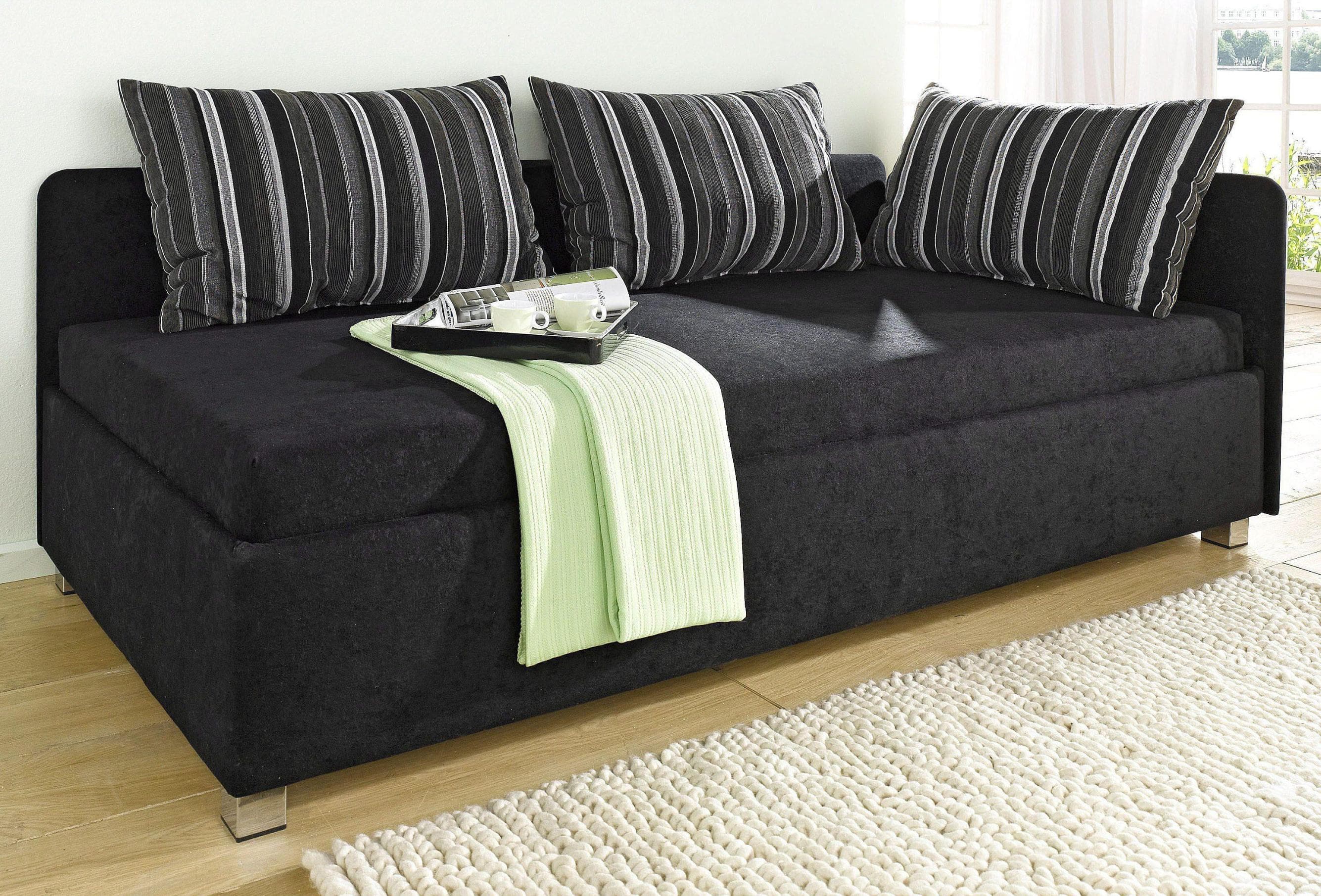 Polsterliege mit Umbaufunktion und Bettkasten