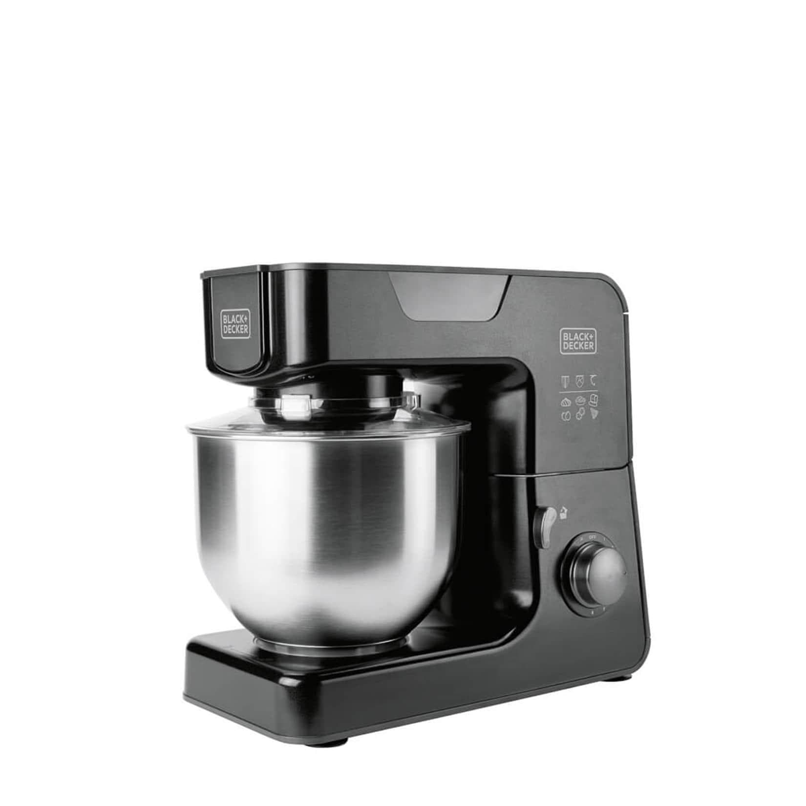 Black+Decker Küchenmaschine BXKM1000E 1.000W 5,2L Edelstahlschüssel