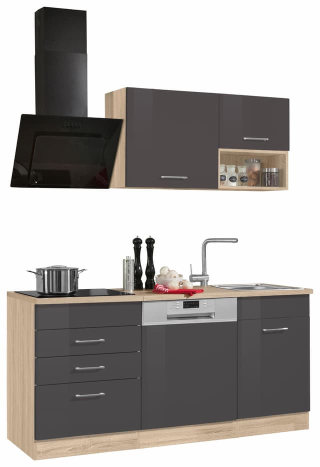 Moderne Küchenzeile ohne Elektrogeräte - Design Haiti