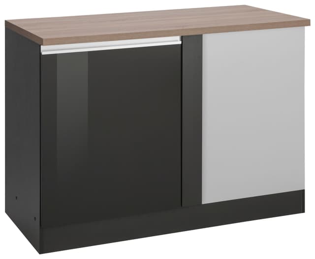 Eckunterschrank mit praktischer Funktion