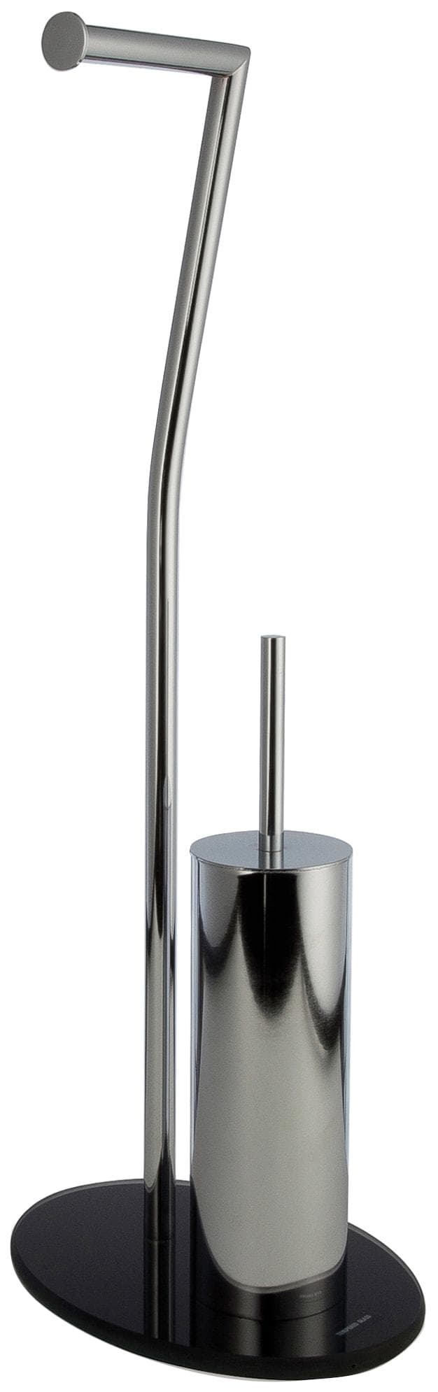 Möve Toilettenpapierhalter Stand - Verchromtes Design in Silber