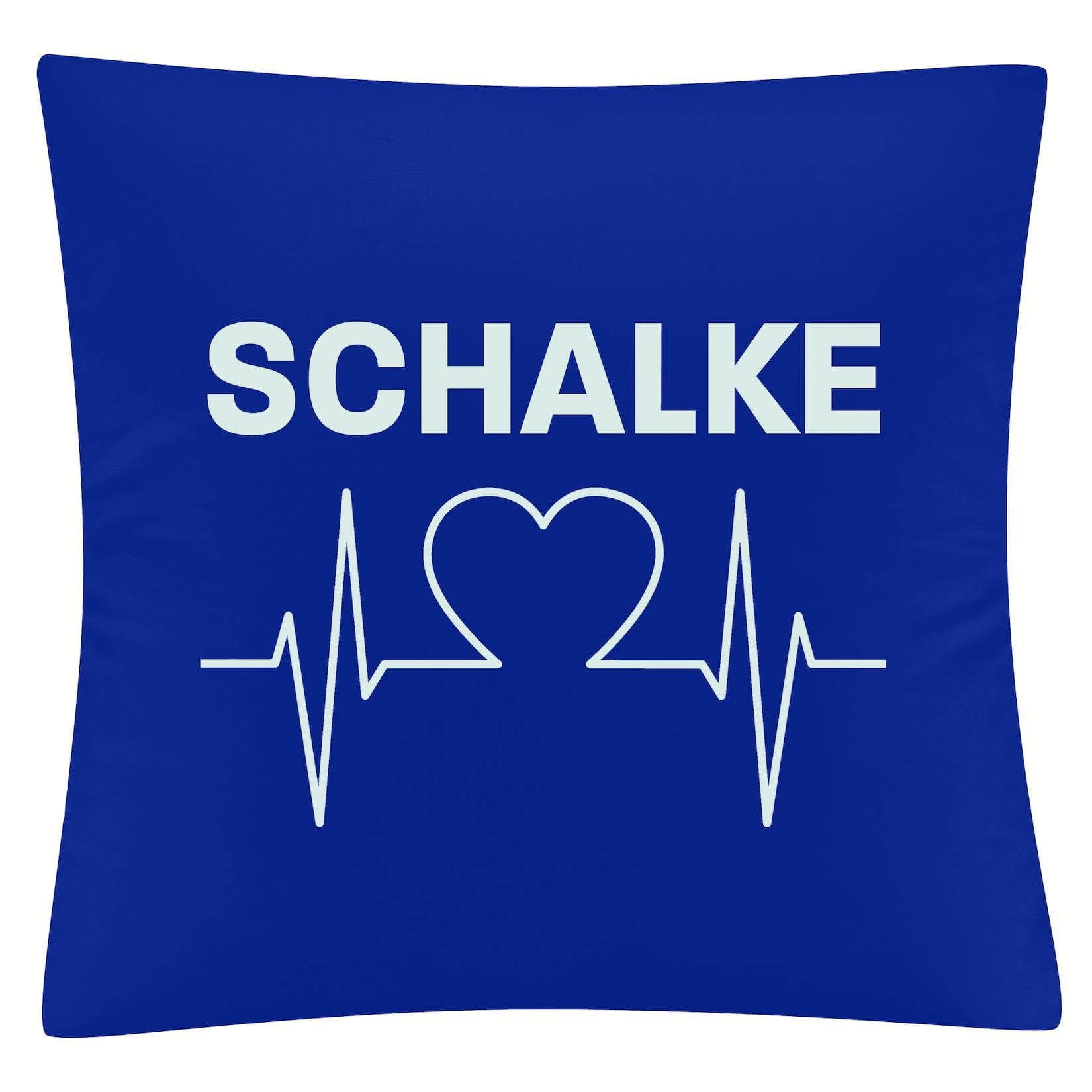 multifanshop Kissenbezug Schalke Herzschlag