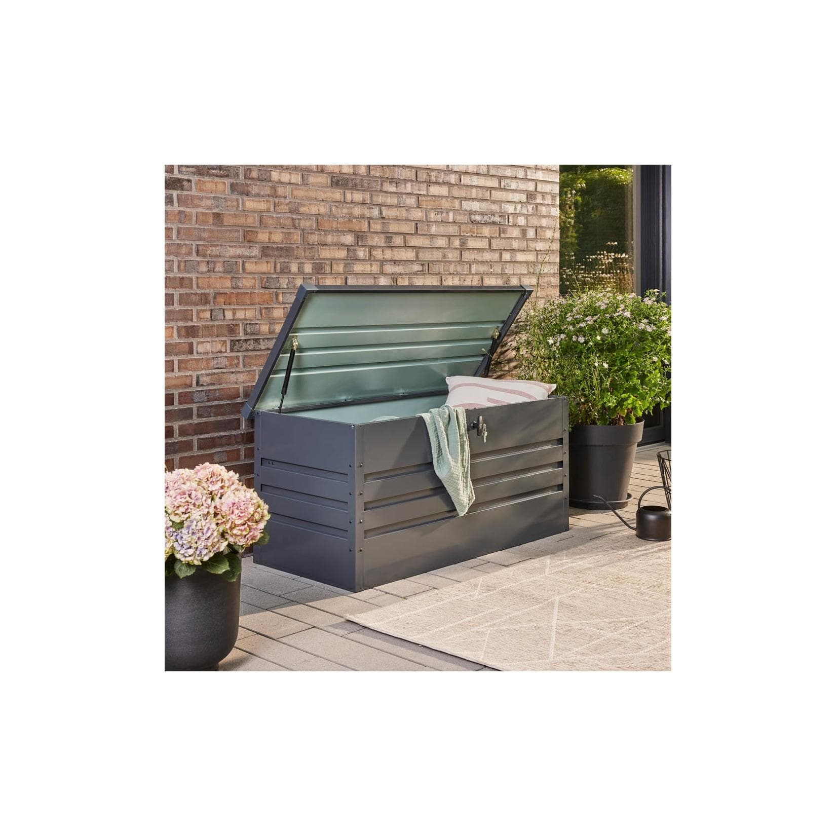 Home Deluxe Metallaufbewahrungsbox Megabox XL 400 Liter