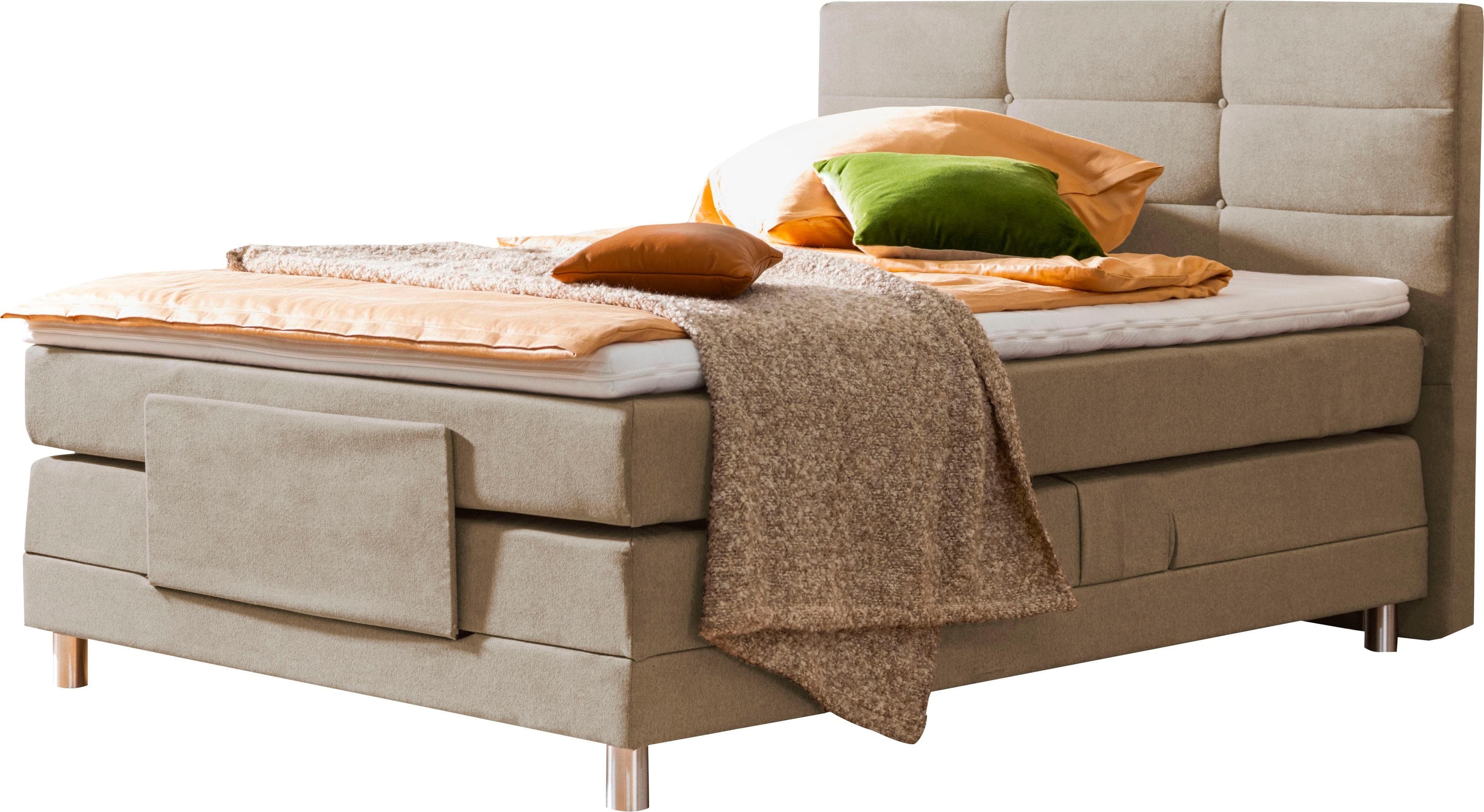 Boxspringbett mit Matratze und Topper - Verschiedene Härtegrade