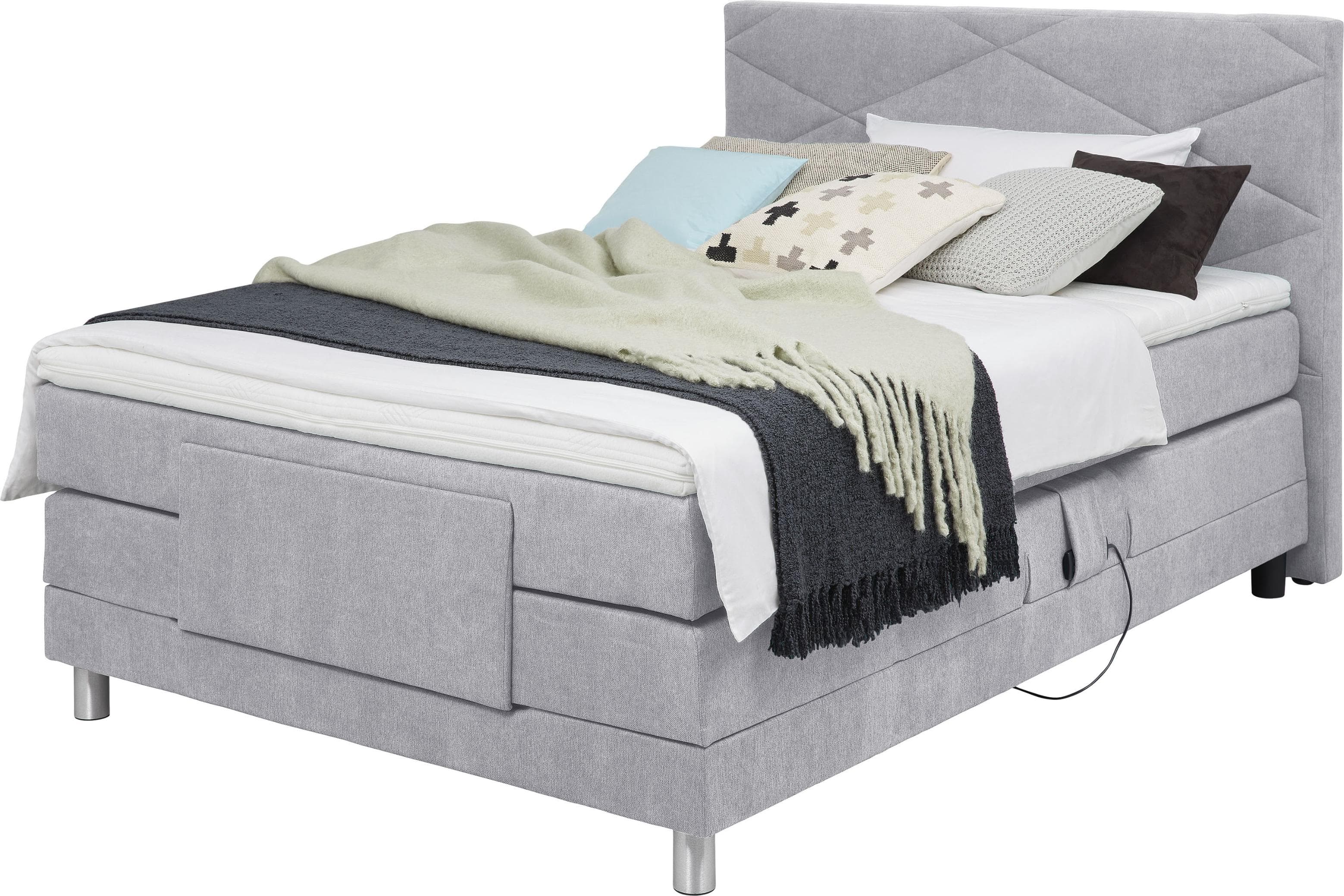 Boxspringbett mit Matratze & Topper - Diverse Härtegrade