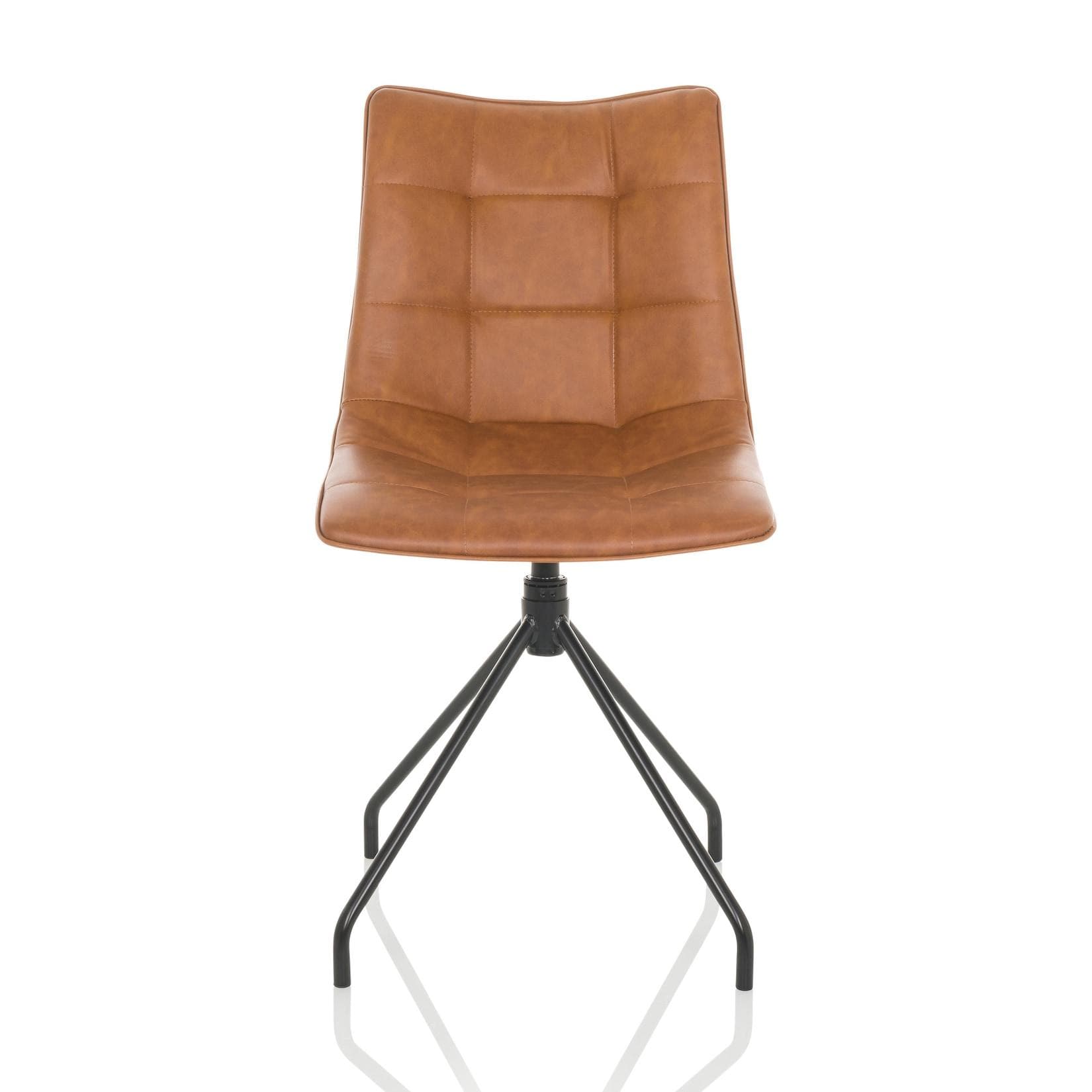 Polster-Esszimmerstuhl aus Kunstleder