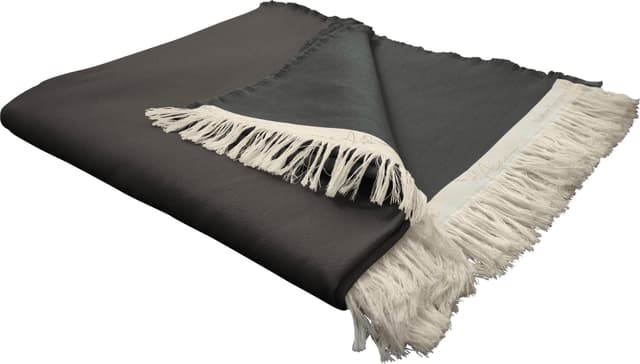 Adam Wohndecke Scandi Pinot: Schlichte Kuscheldecke aus Bio-Baumwolle