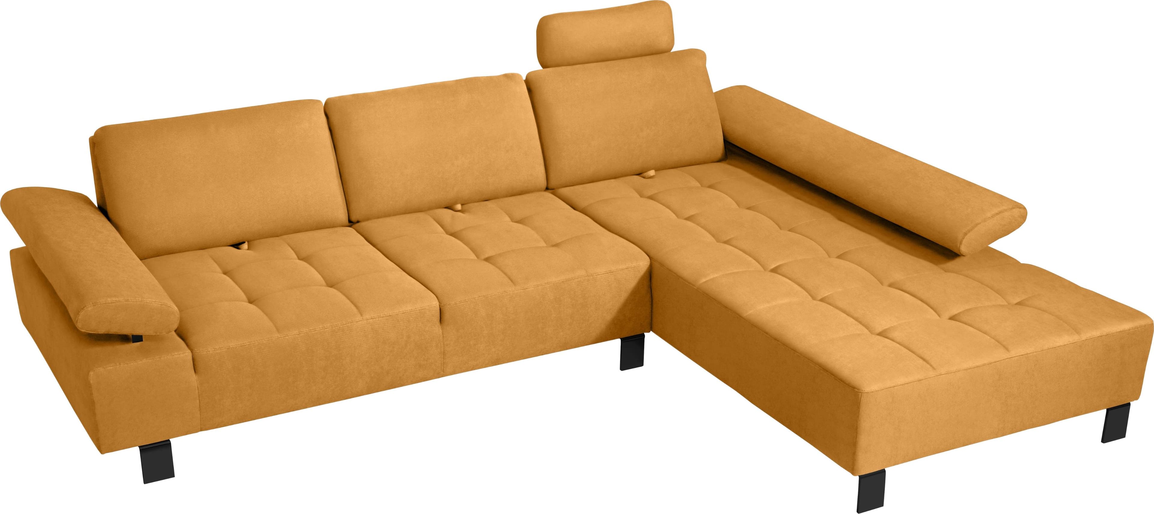 alina Ecksofa Royce, inklusive Sitztiefenverstellung, 296 cm breit