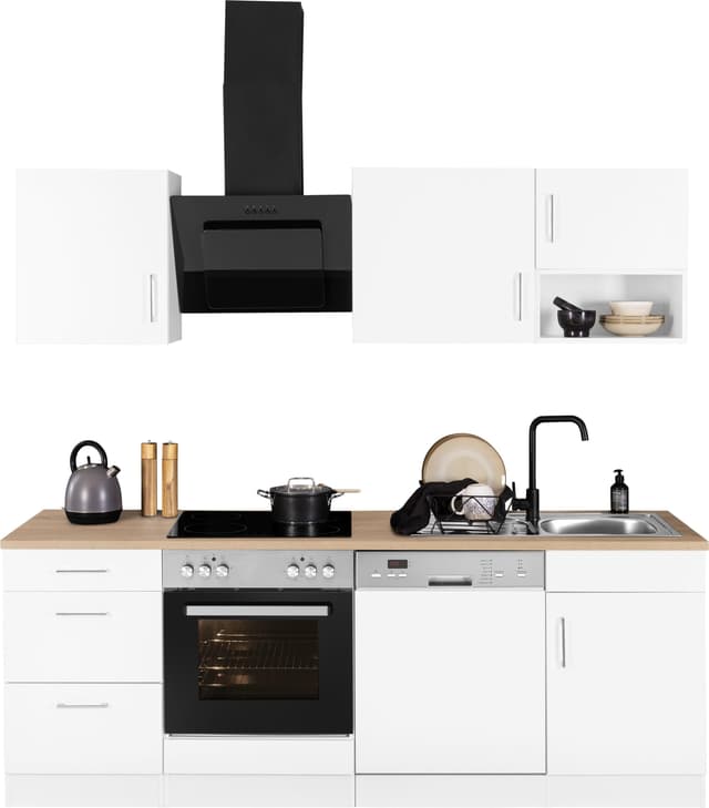 Moderne Küchenzeile ohne Elektrogeräte - KS-Haiti