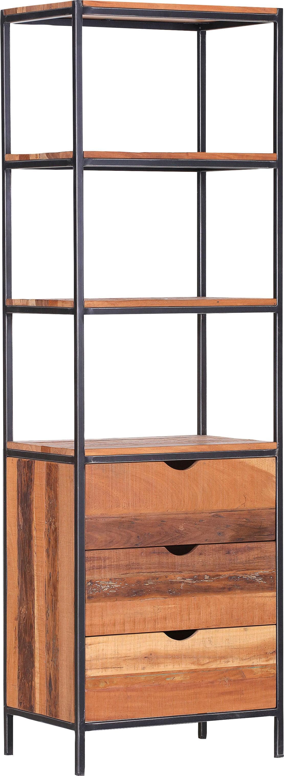 Recyceltes Massivholz Regal