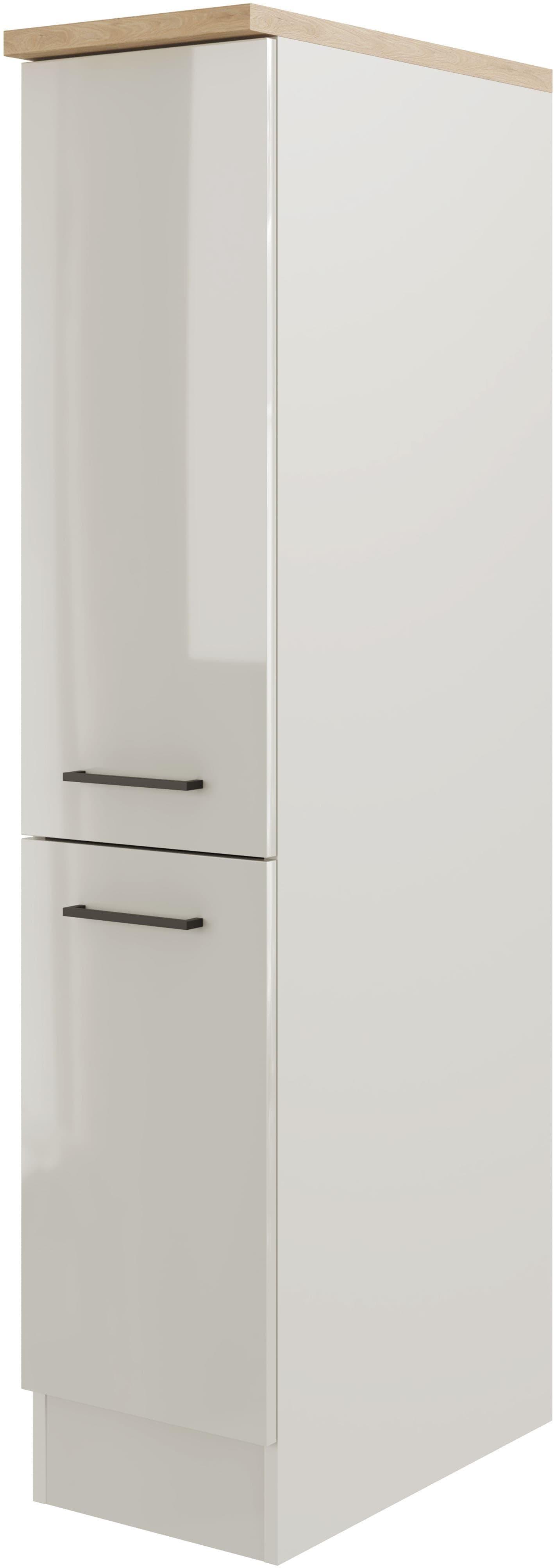 Lund Apothekerschrank - Hochglanz & viel Stauraum