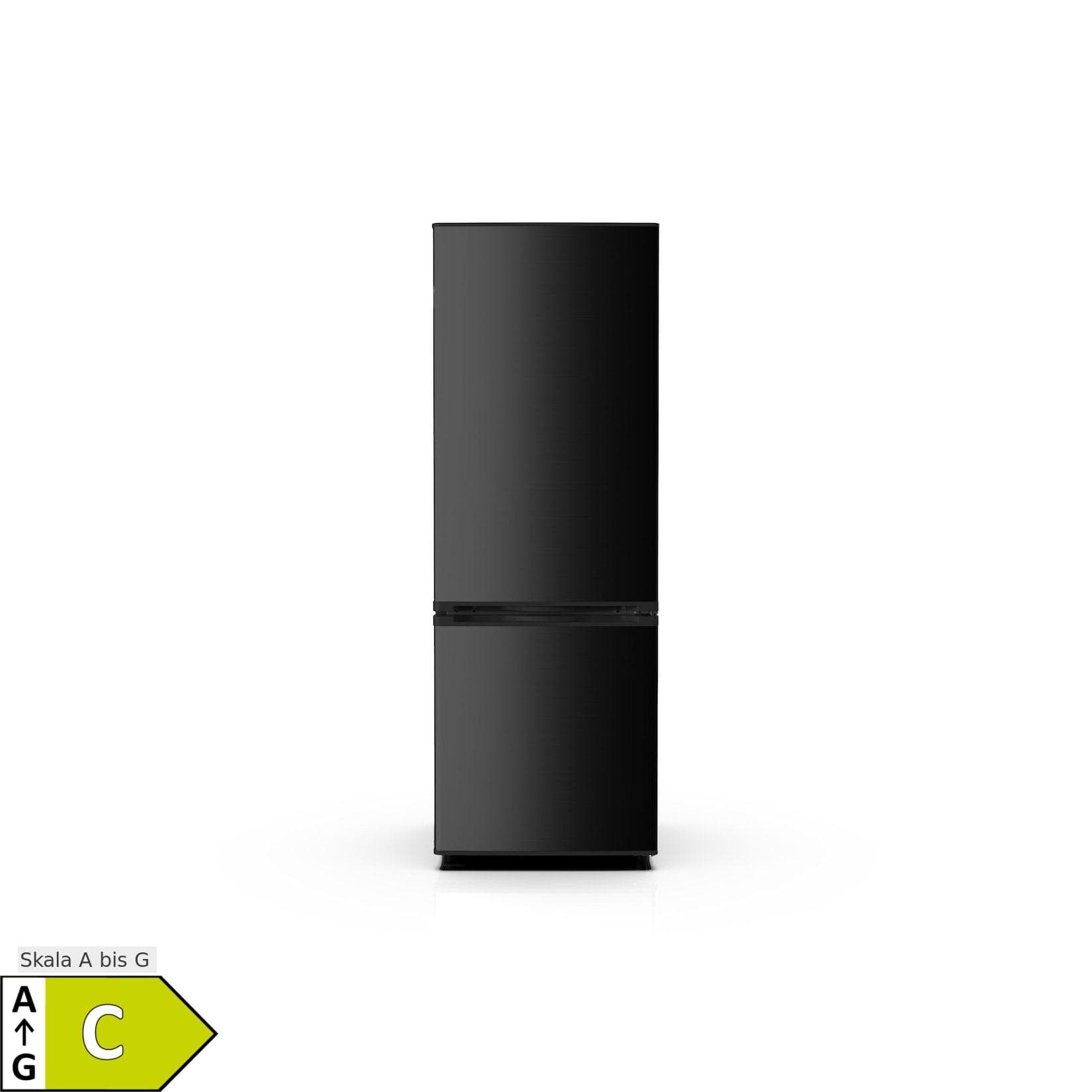 PKM Kühl-Gefrierkombination KHKG173BC Schwarz 161L LED