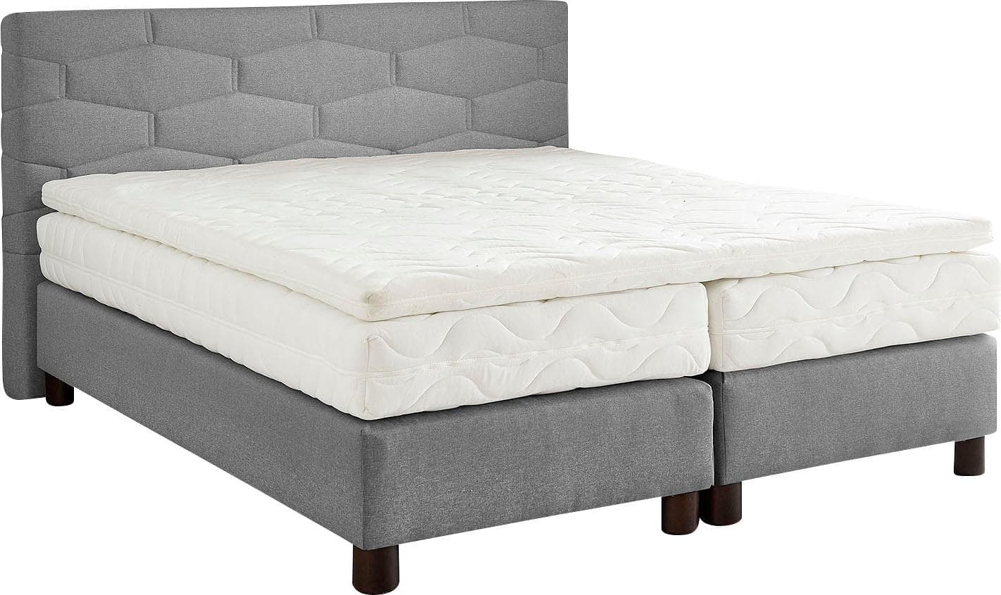 Luxuriöses Boxspringbett mit Topper-Option