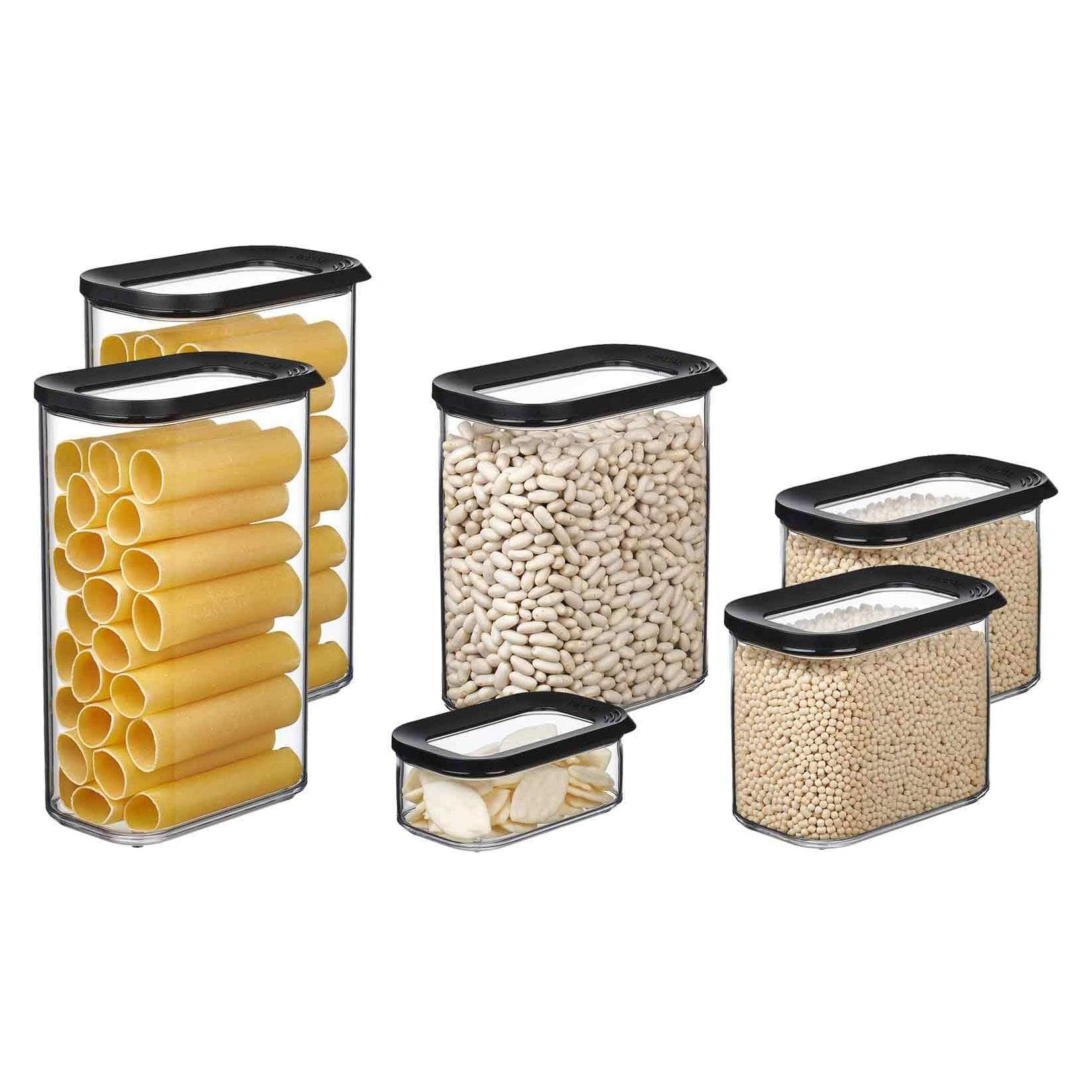 Mepal Vorratsdosen Modula 6er Set Transparent