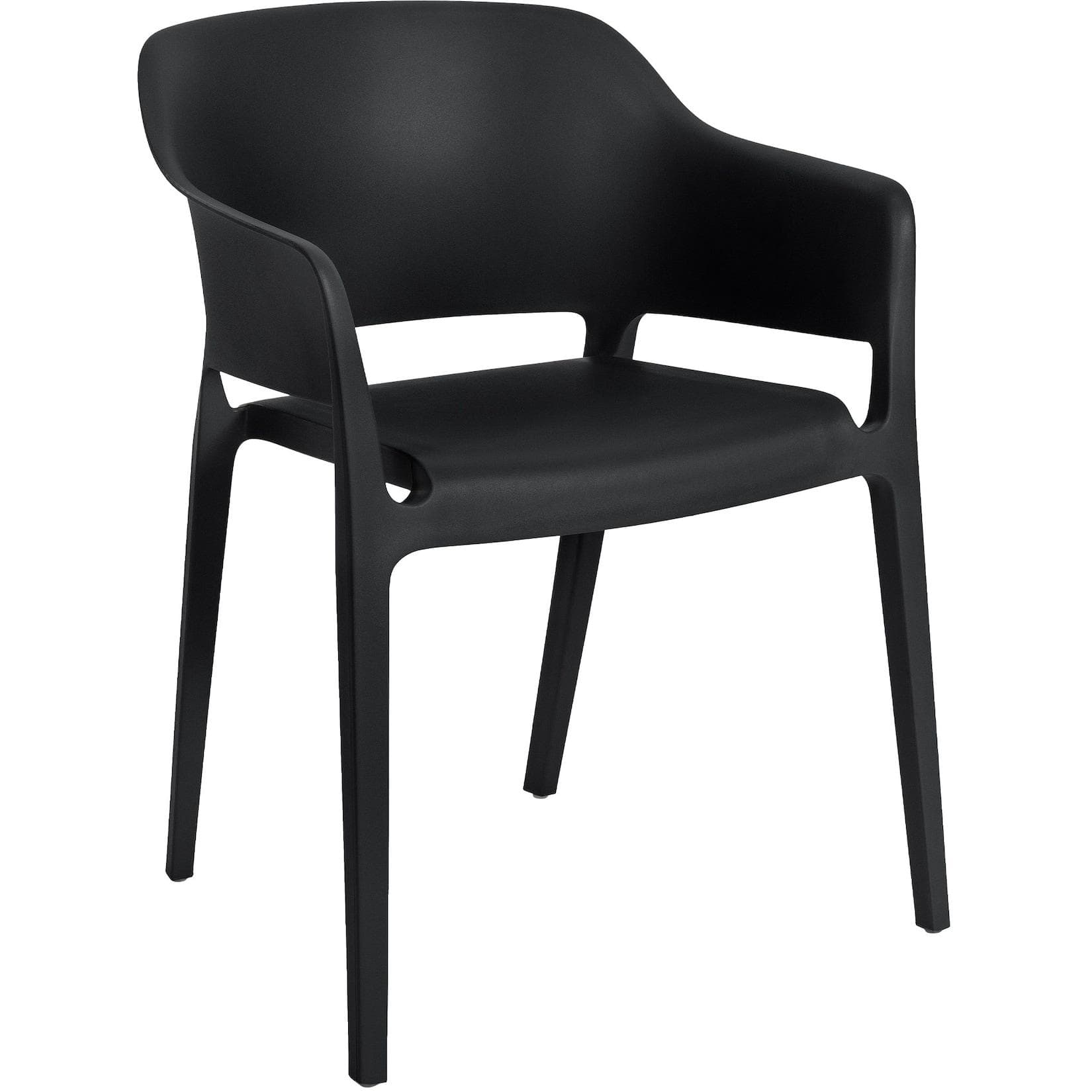 Pflegeleichter Kunststoff-Stapelstuhl