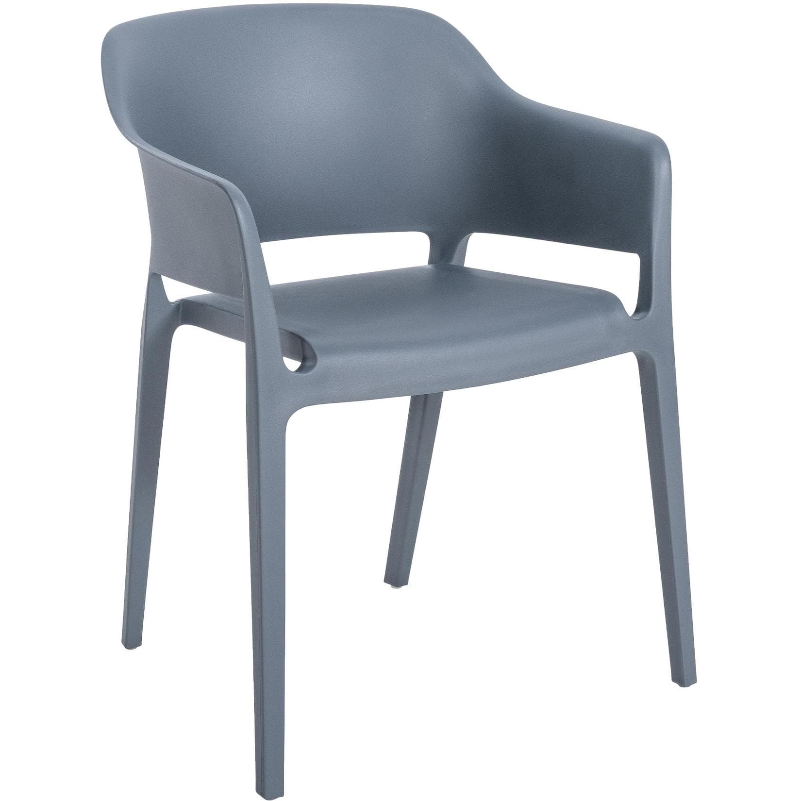 Pflegeleichter Kunststoff-Stapelstuhl