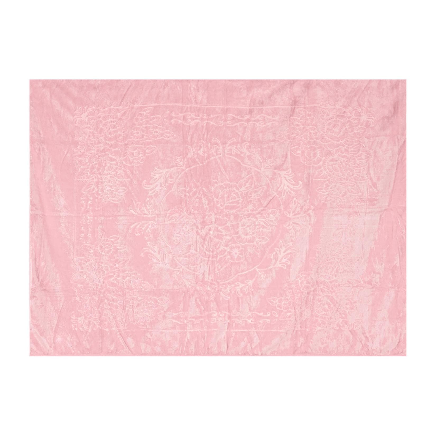 Almina Extra Weiche Wolldecke mit Blumenmuster - Waschmaschinengeeignet