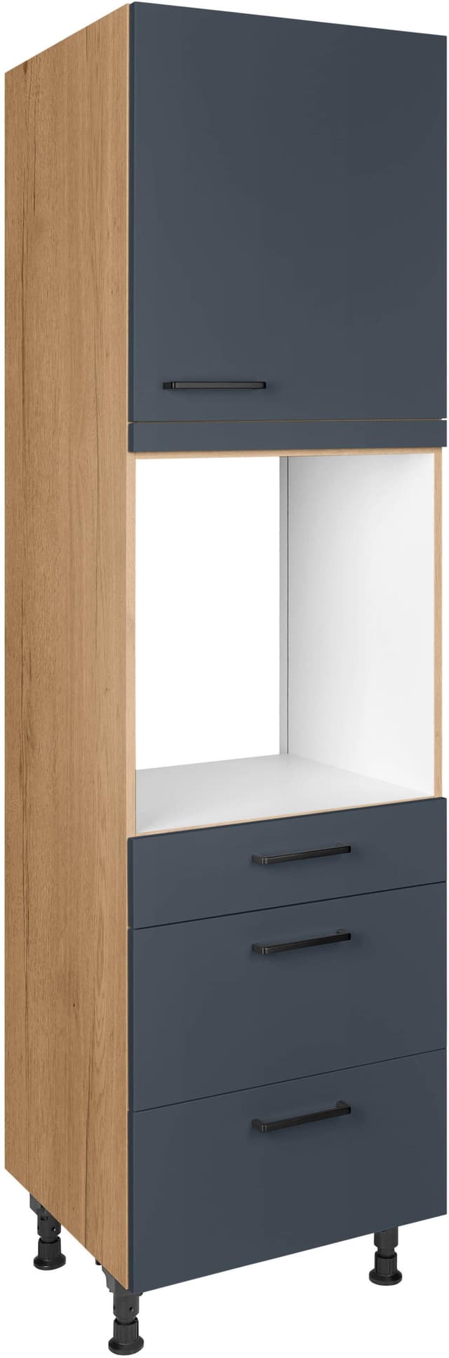 Nobilia Easytouch Backofenumbauschrank mit Schublade und Auszügen