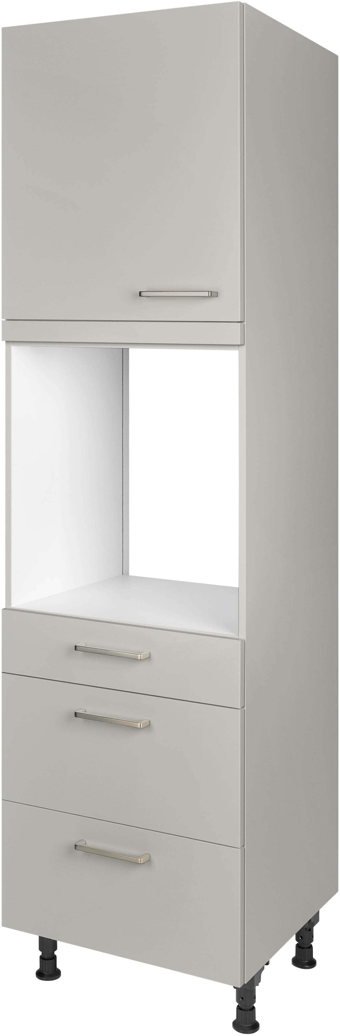 Touch-Bedienung Backofenumbauschrank mit Schublade & 2 Auszügen