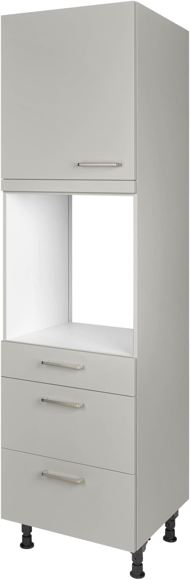 Touch-Bedienung Backofenumbauschrank mit Schublade & 2 Auszügen