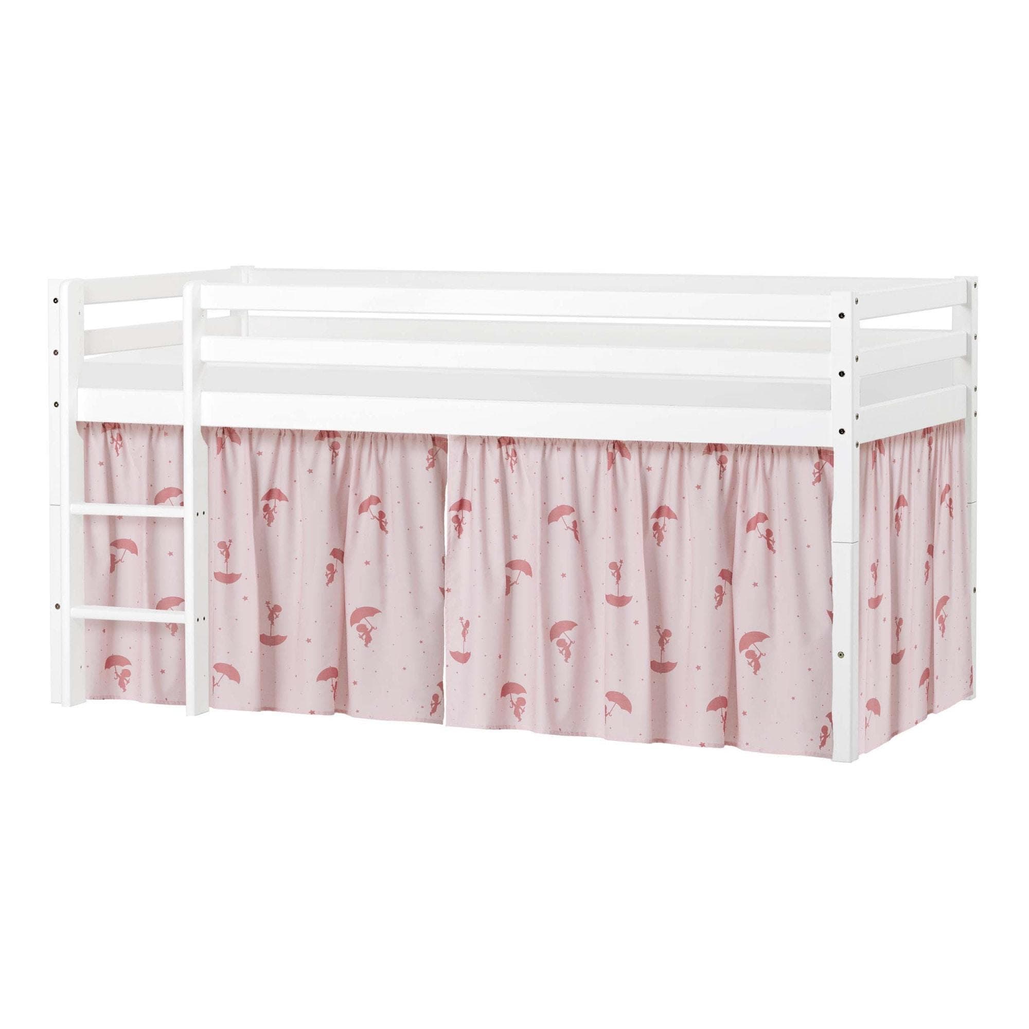 Hoppekids Spielbett ECO Dream Rot, Teilbar in 2 Einzelbetten