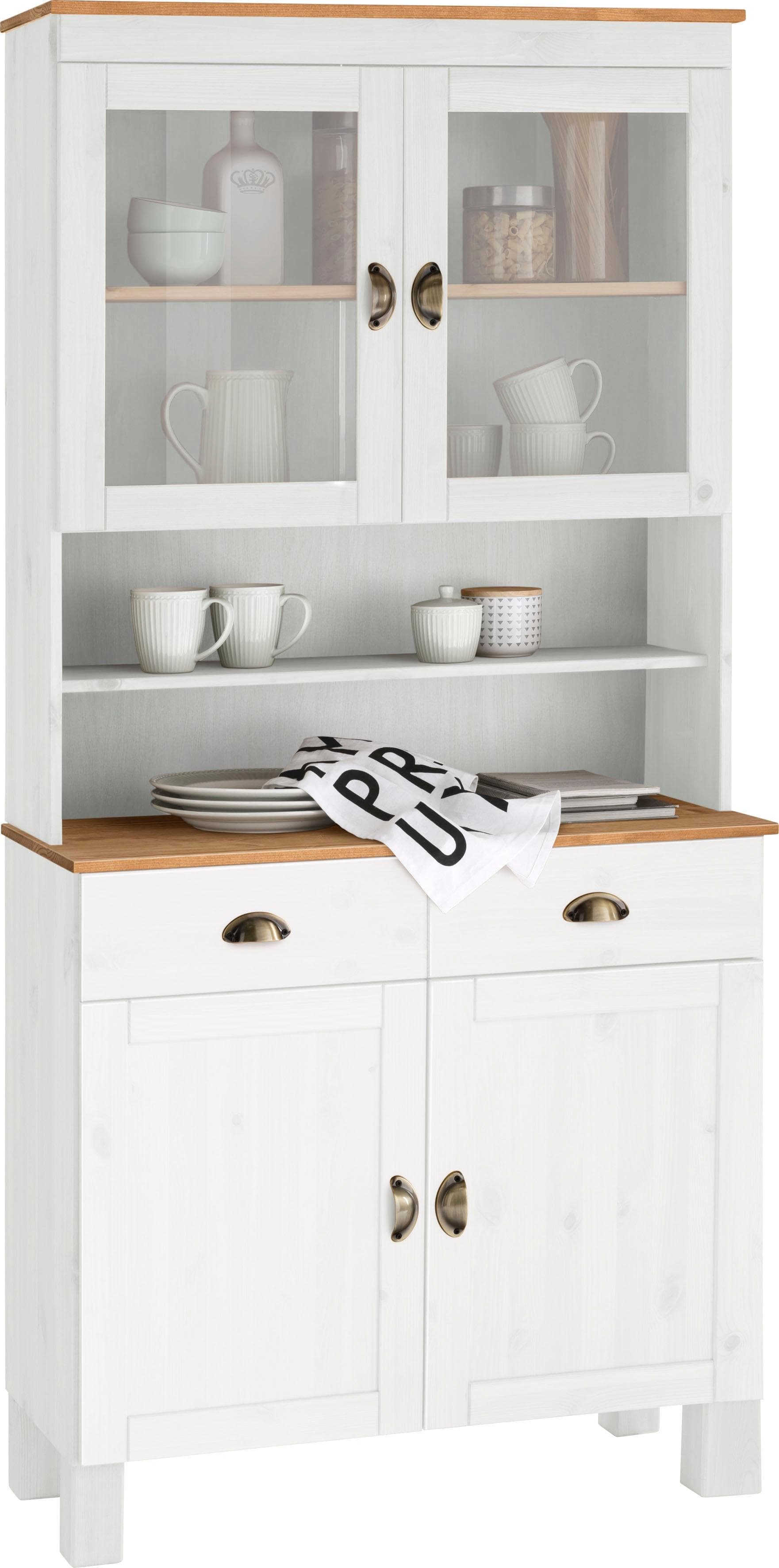 Home Affaire Küchenbuffet Oslo Weiß Massivholz