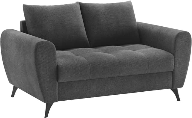 Mr. Couch Blackburn II 2-Sitzer Sofa mit Kaltschaumpolsterung und Microfaser