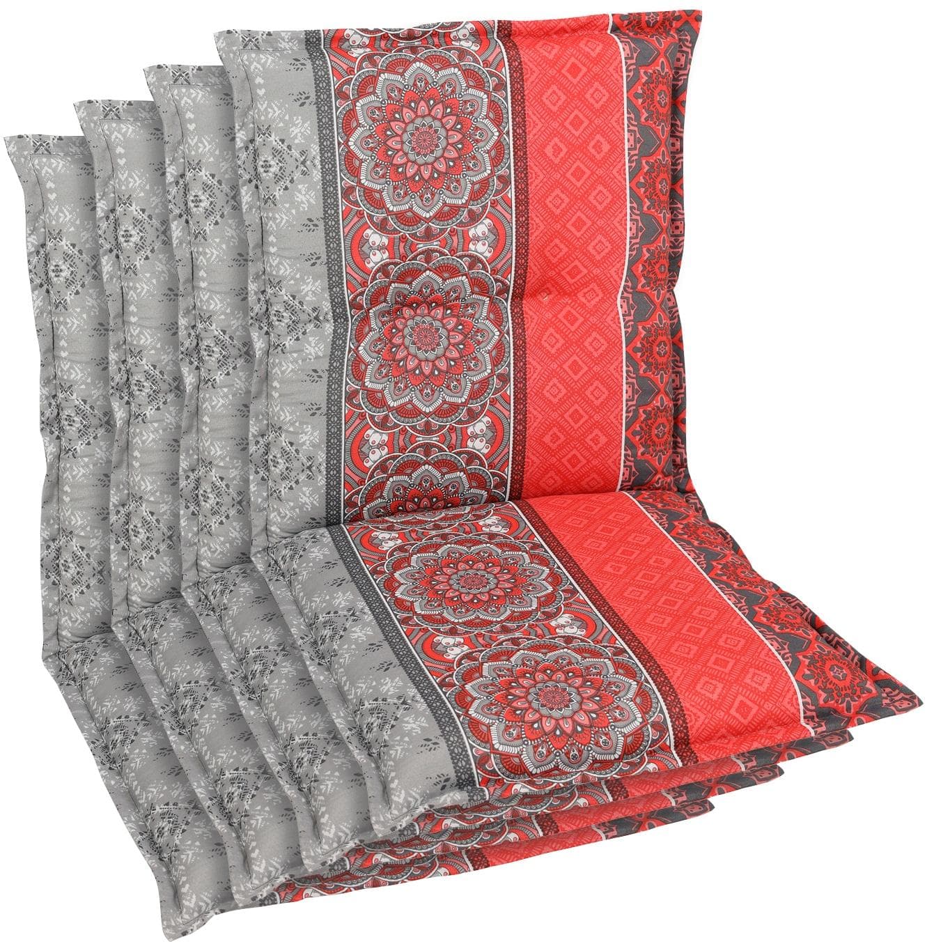 GO-DE Sitzauflage, (Spar-Set, 4 St), Maße ca.: 50 cm x 100 cm x 7 cm