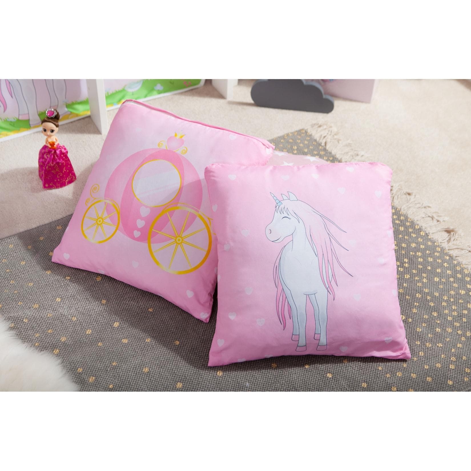 TICAA Prinzessin Liora Kinder Kissen-Set Rosa S0P4V0UO