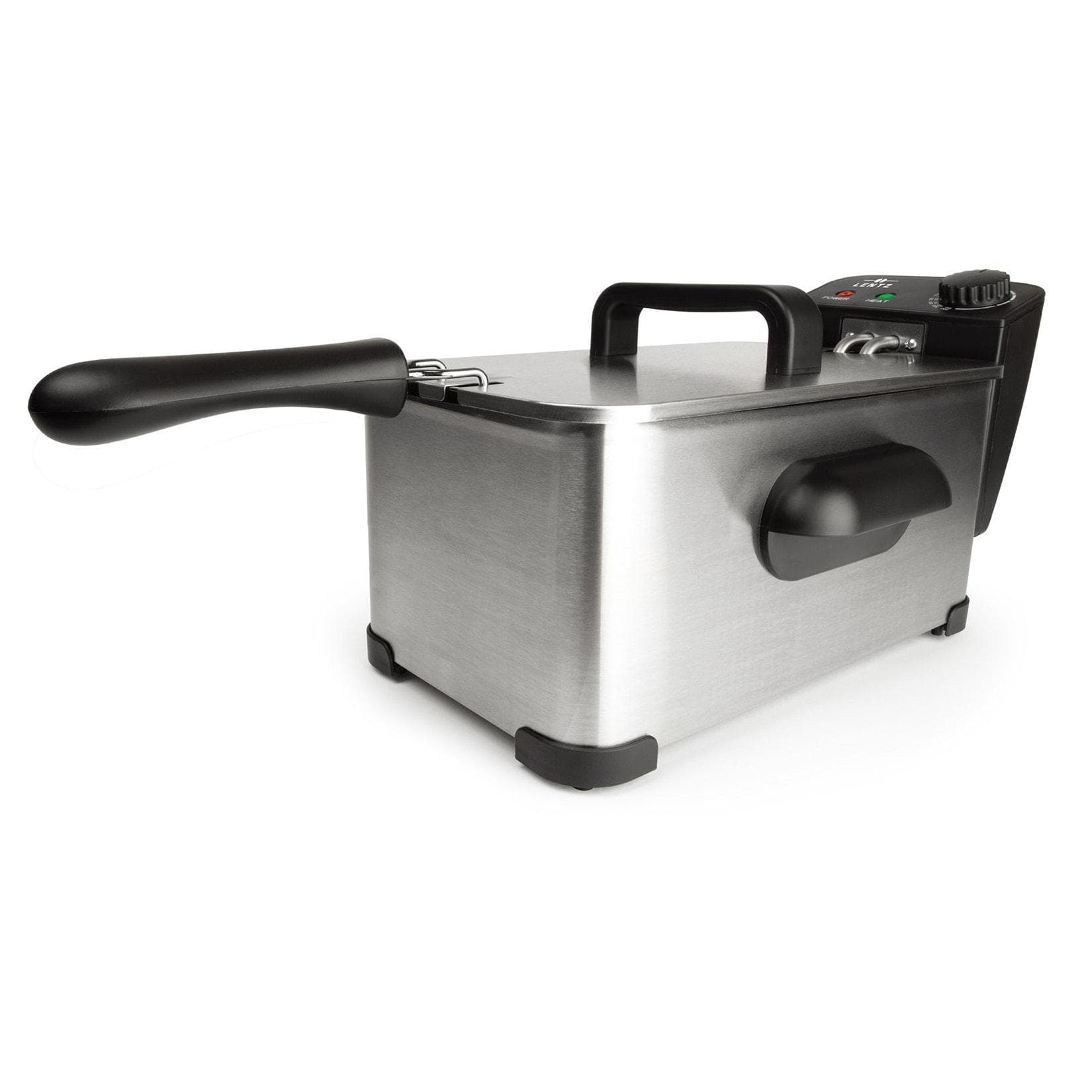 Lentz Edelstahl Fritteuse 3L