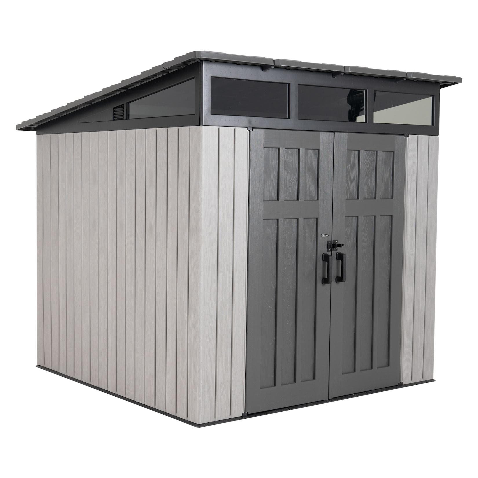 Lifetime Gerätehaus Merkur grau HDPE Kunststoff