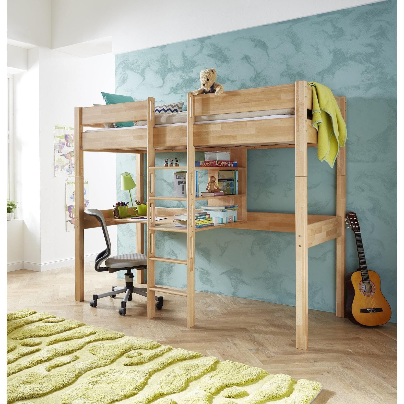 Relita Hochbett NOEL Buche massiv