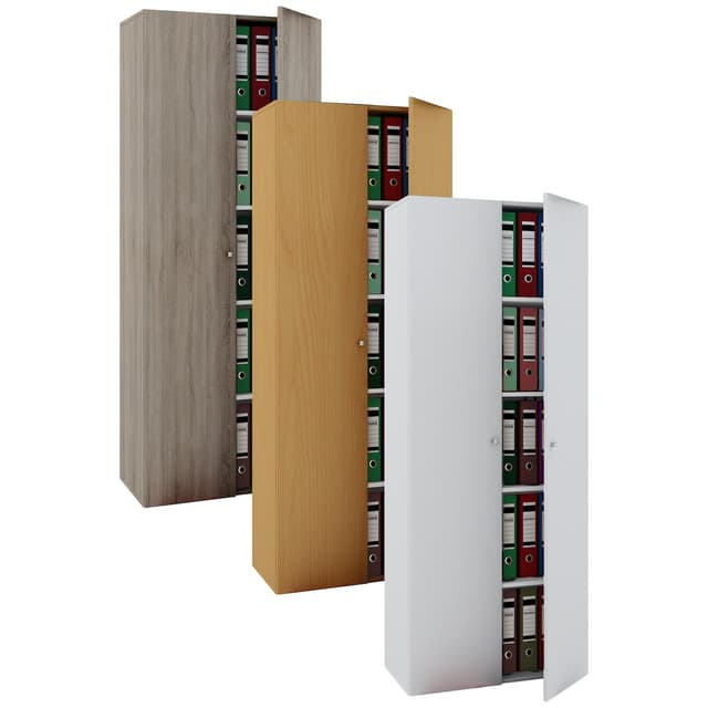 VCM Vandol Aktenschrank Büroschrank - Metallbeschläge & Ordnerfach