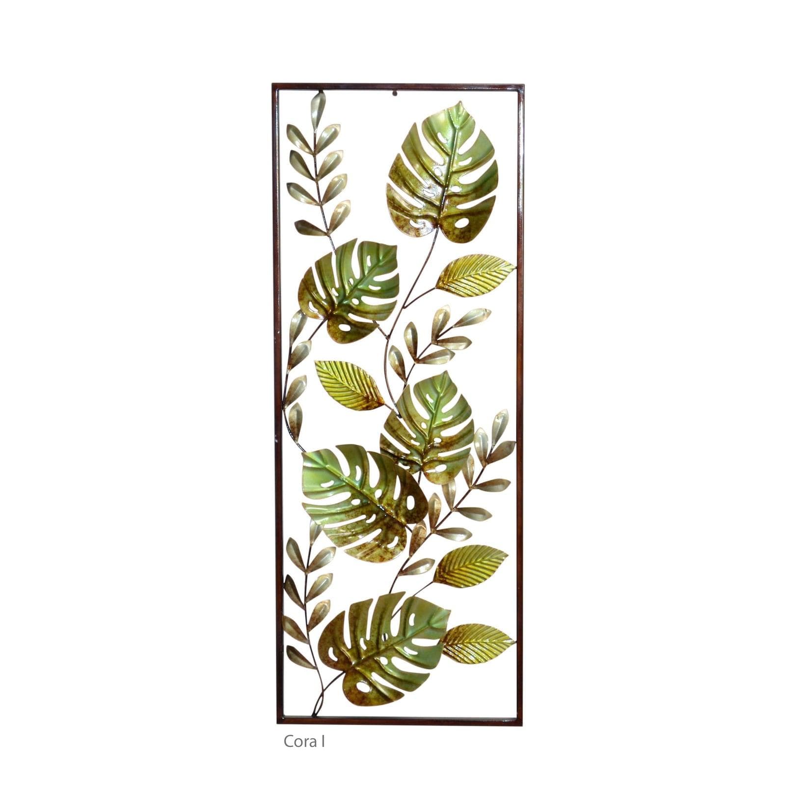 möbel direkt online Wanddekoration Cora I Metall Blätter