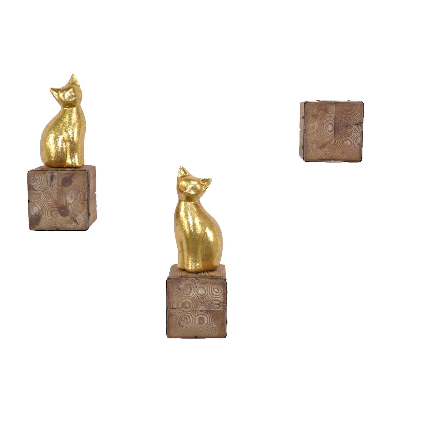 möbel direkt online Wandregal 3tlg. Salvator Braun Tannenholz