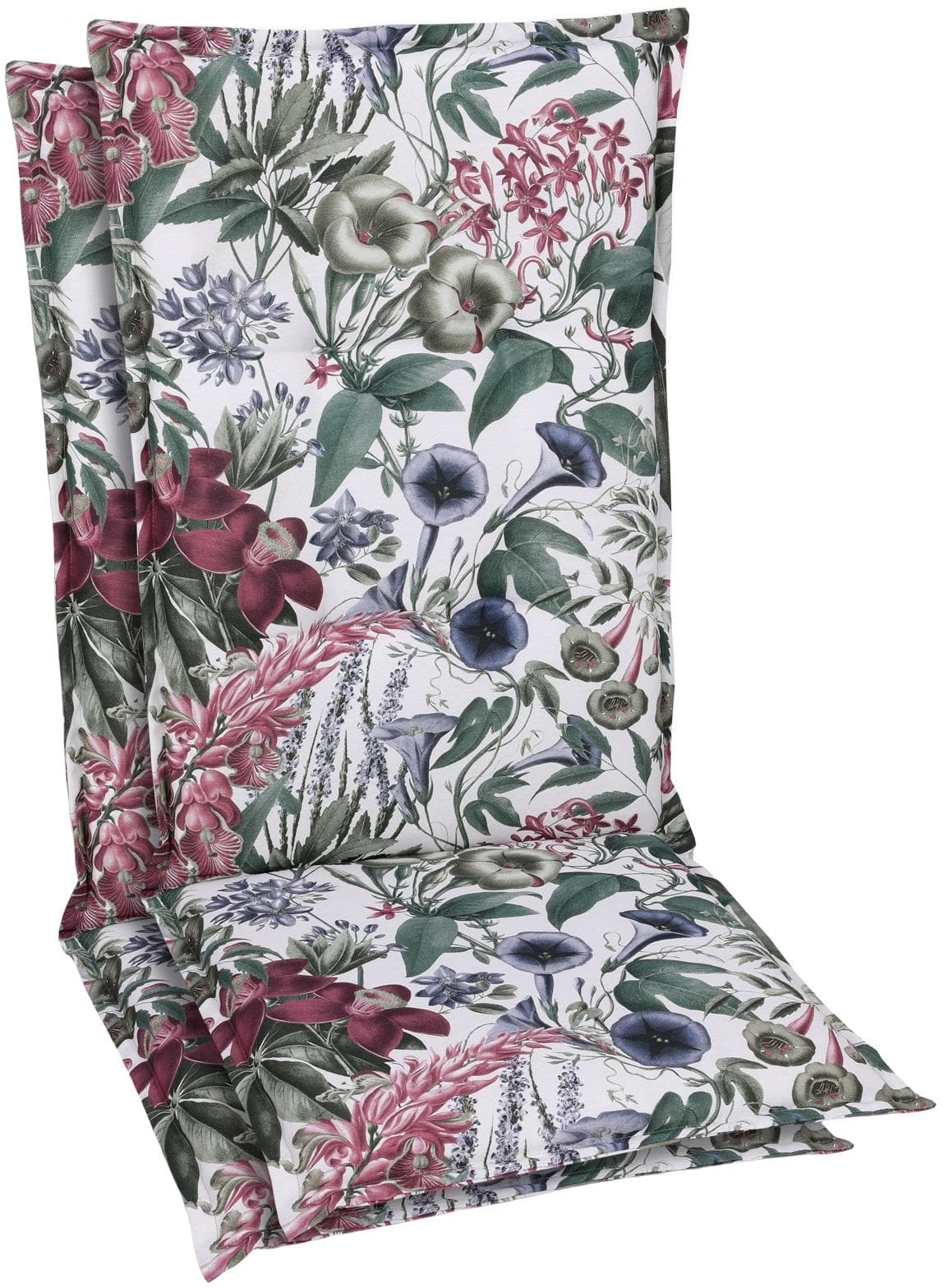 GO-DE Hochlehnerauflage Grün Spar-Set 2er