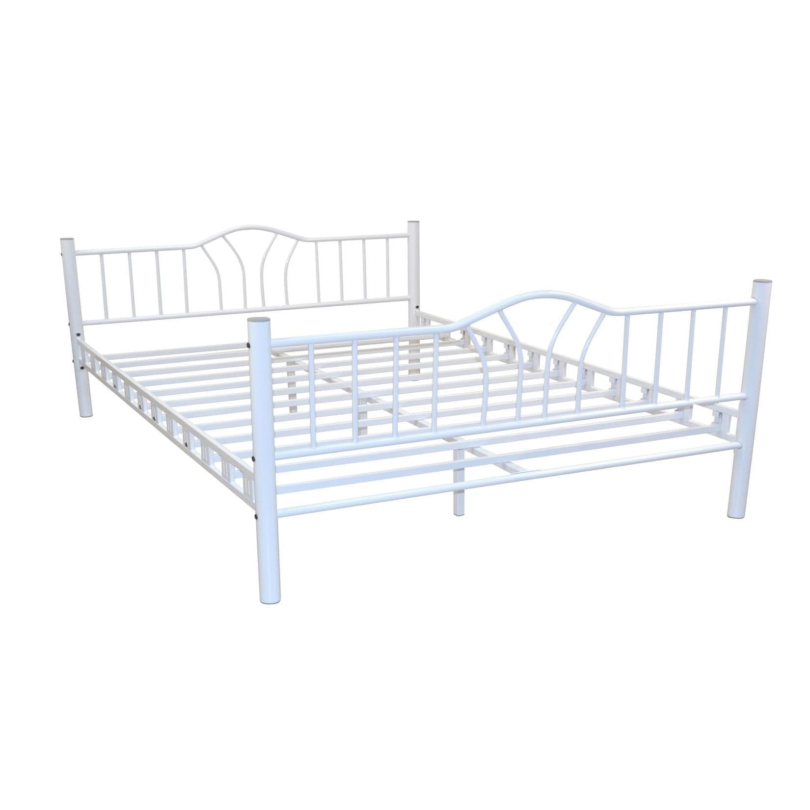 Stabiles Metallbett in zeitlosem Design